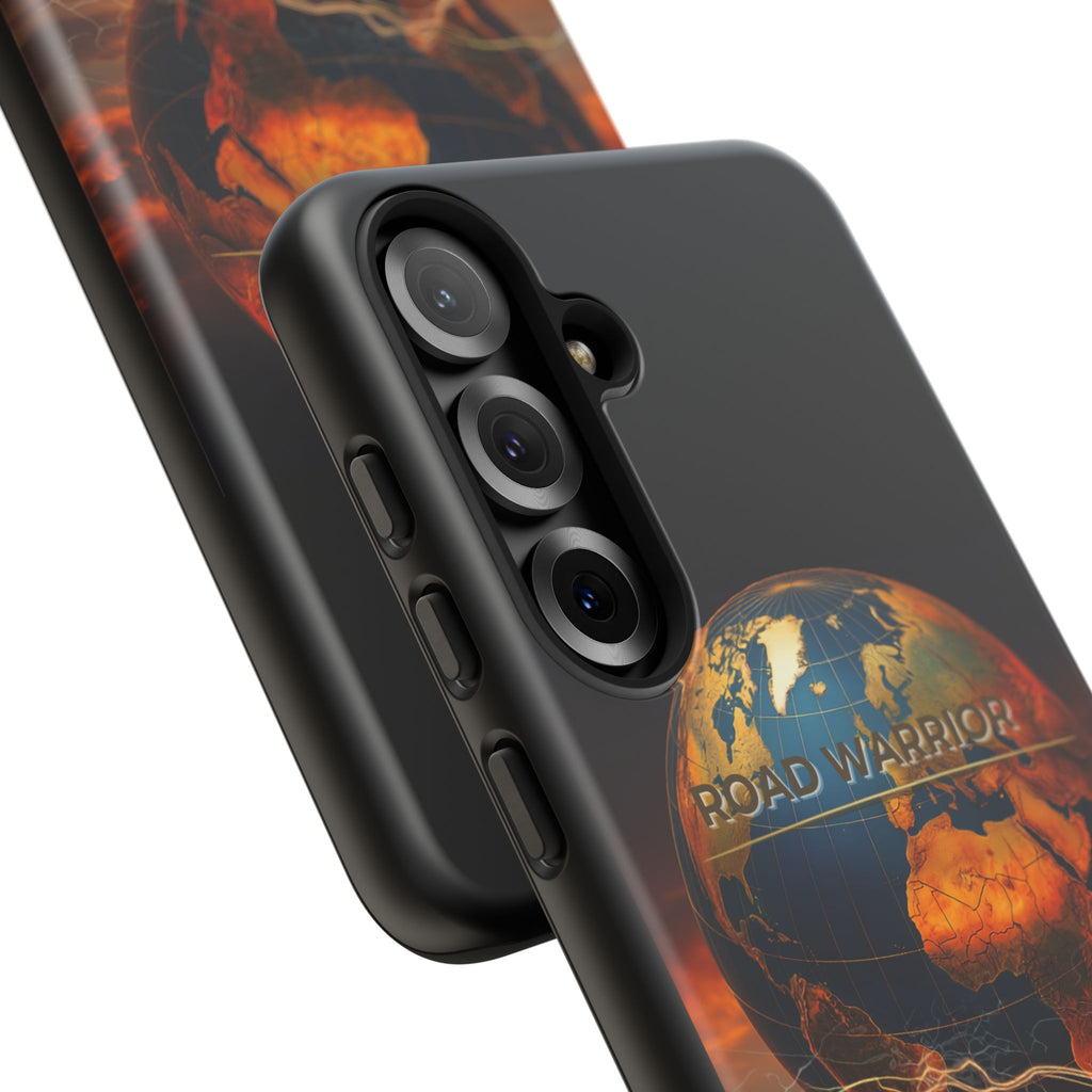 Truck Driver Phone Case — 'Global Road Warrior' Semi Truck Globe Tough Phone Cover