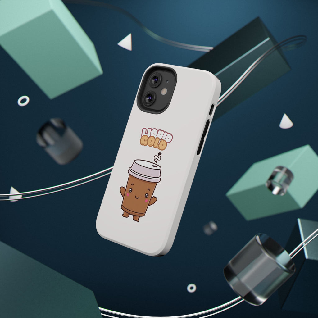 Coffee Cup Phone Case – “Liquid Gold” Cute Kawaii Espresso Impact-Resistant Case