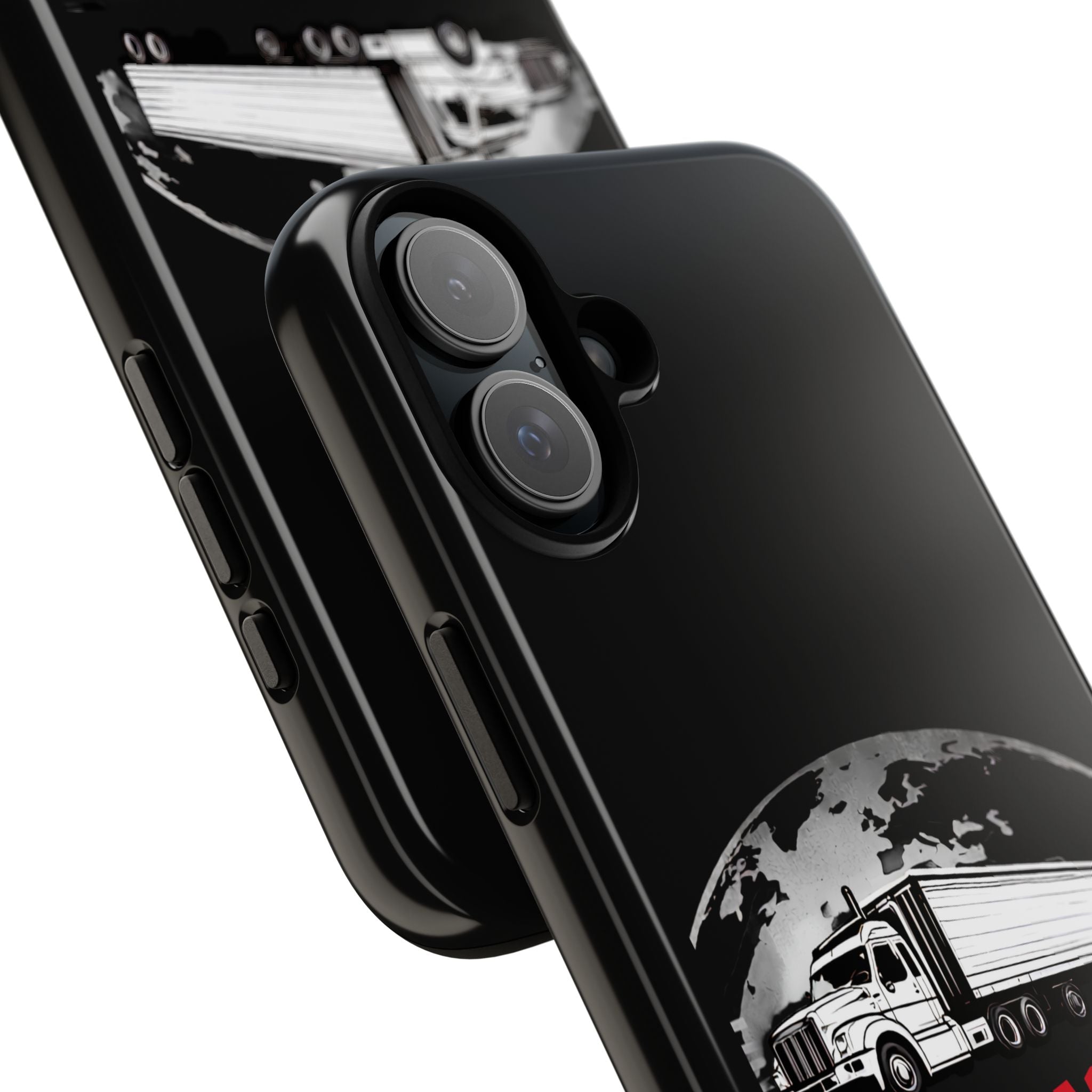 Truck Driver Phone Case - "My Daddy Keeps The World Rolling" Protective Cover