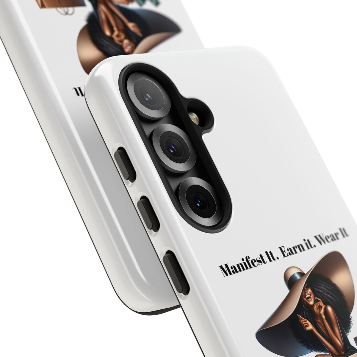Phone Case - "Manifest It. Earn It. Wear It." Chic Shopper Design