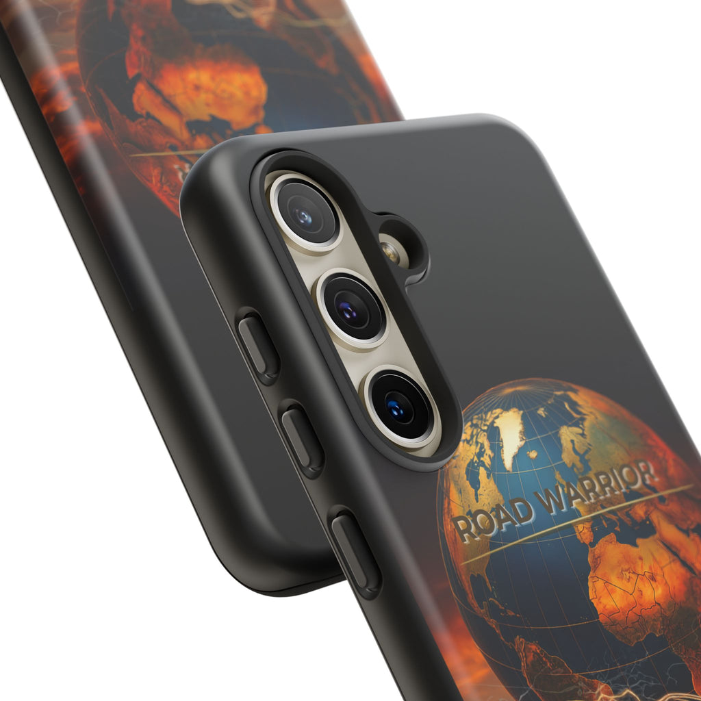 Truck Driver Phone Case — 'Global Road Warrior' Semi Truck Globe Tough Phone Cover