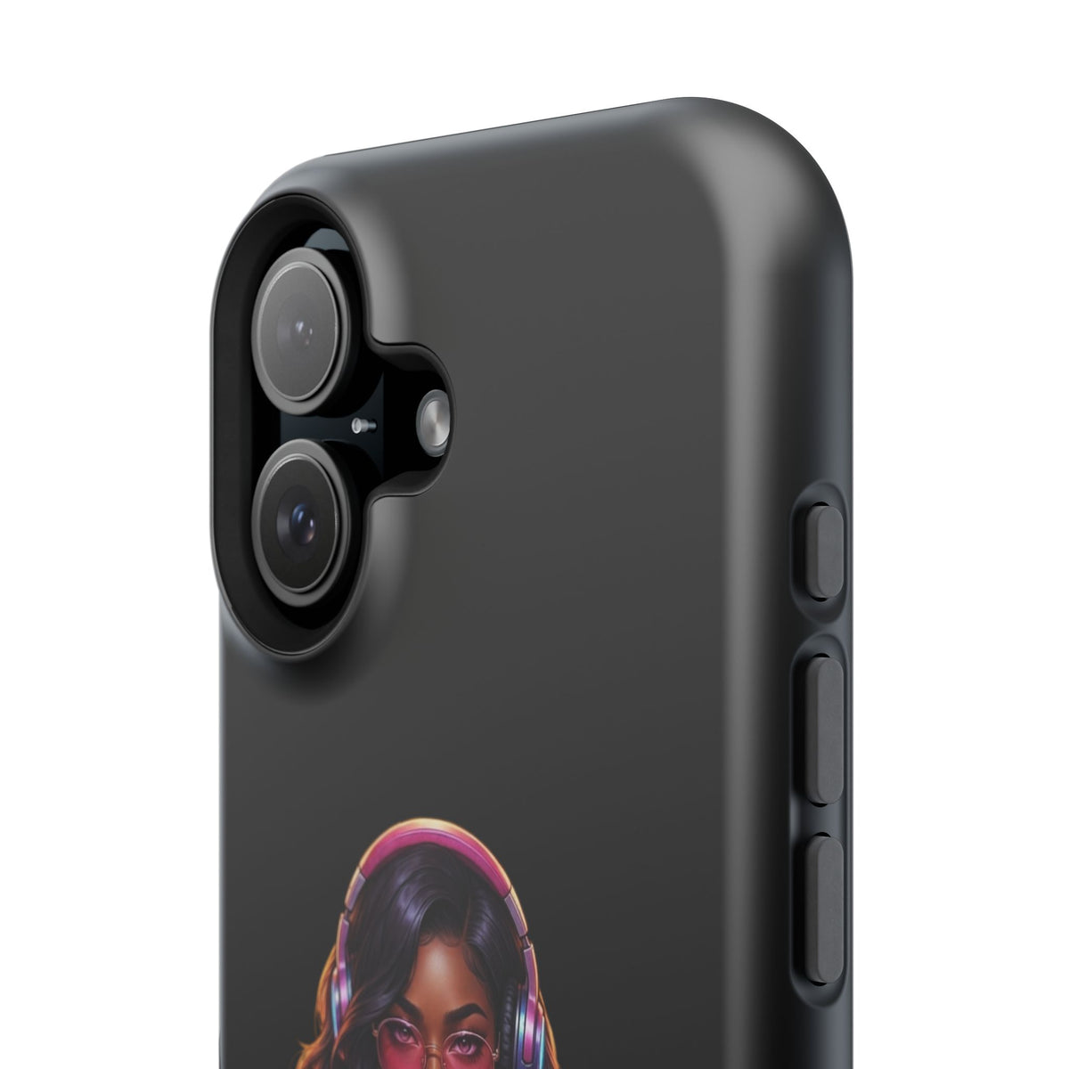 Gamer Girl Cyber Armor Phone Case — Impact‑Resistant Protective Cover