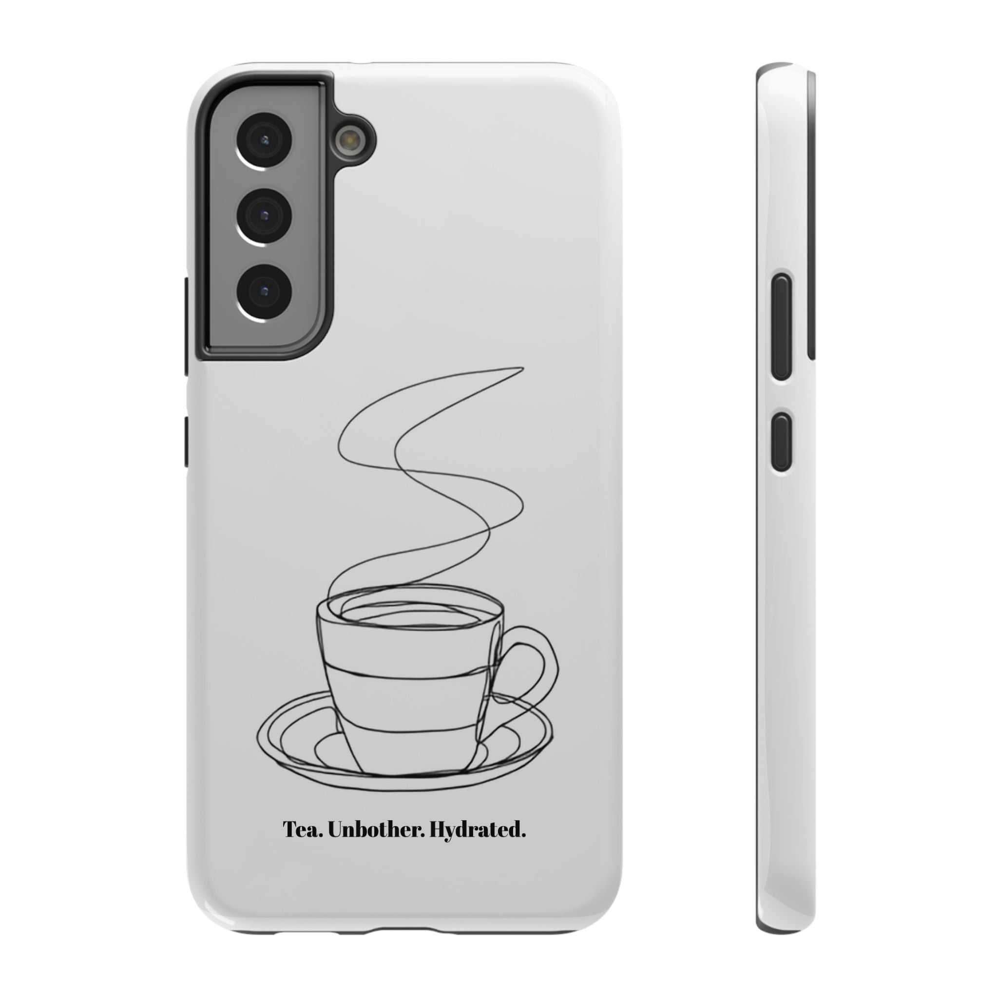 Tea Unbothered Hydrated Phone Case — Impact-Resistant