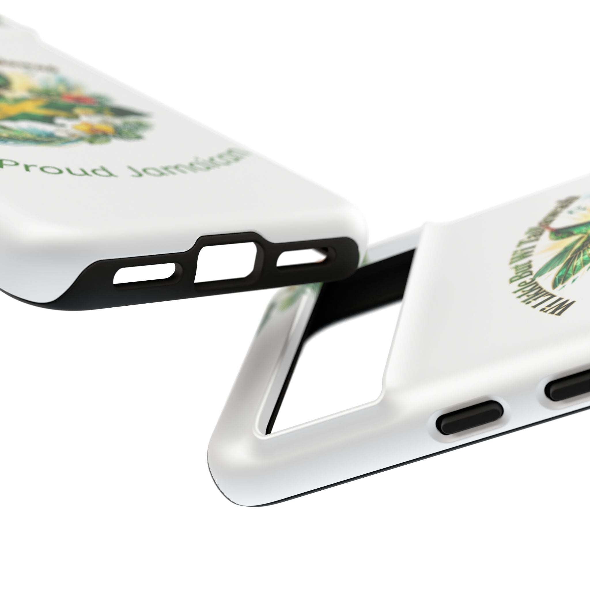 Jamaica Hummingbird Phone Case — “Wi Likkle But Wi Tallawah” Tropical Protective Cover