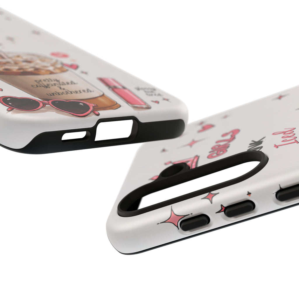 Iced Coffee Phone Case — "Hot Girls Drink Iced Coffee" Cute Girly Protective Case