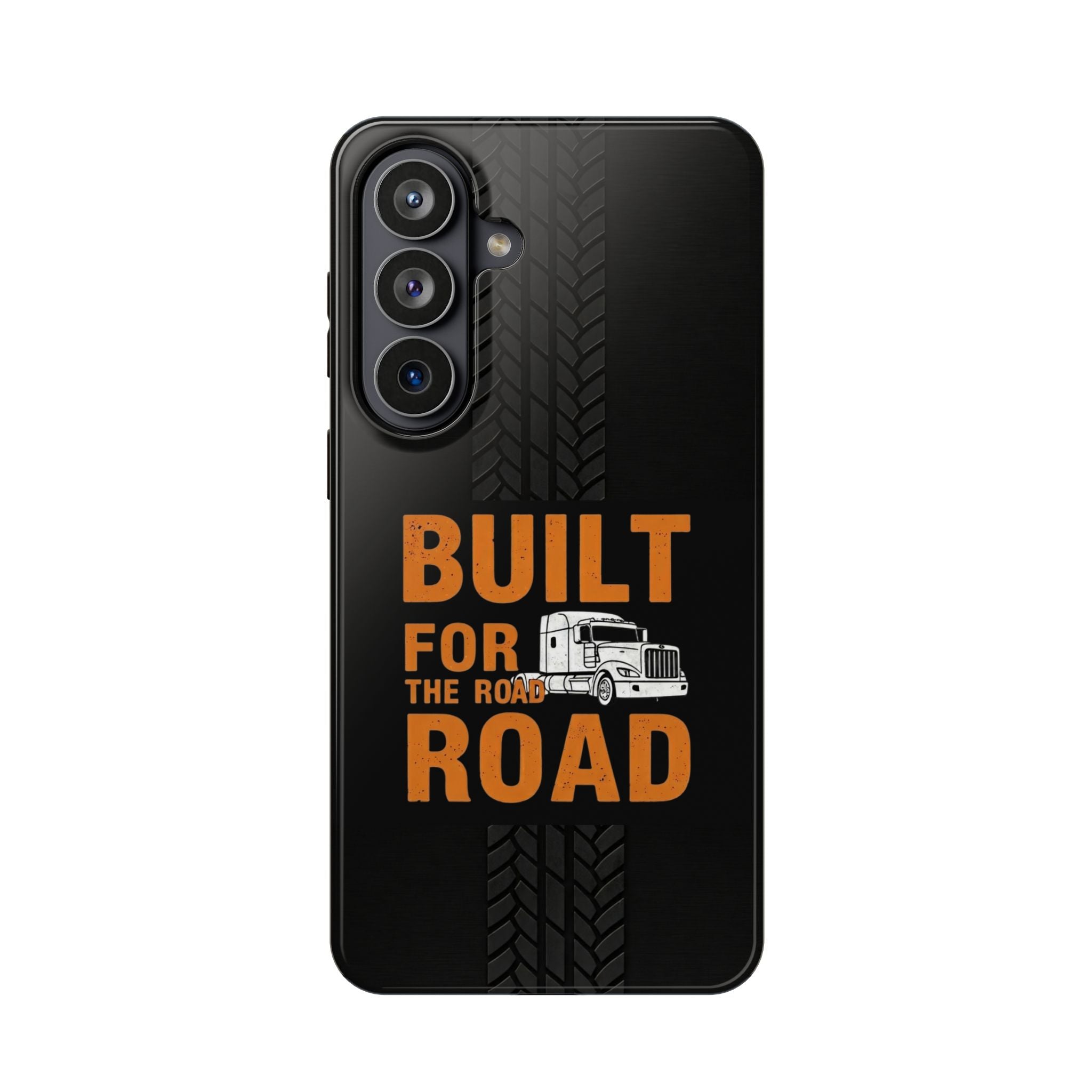 Phone Case — "Built for the Road" Truck Tire-Track Impact-Resistant Case