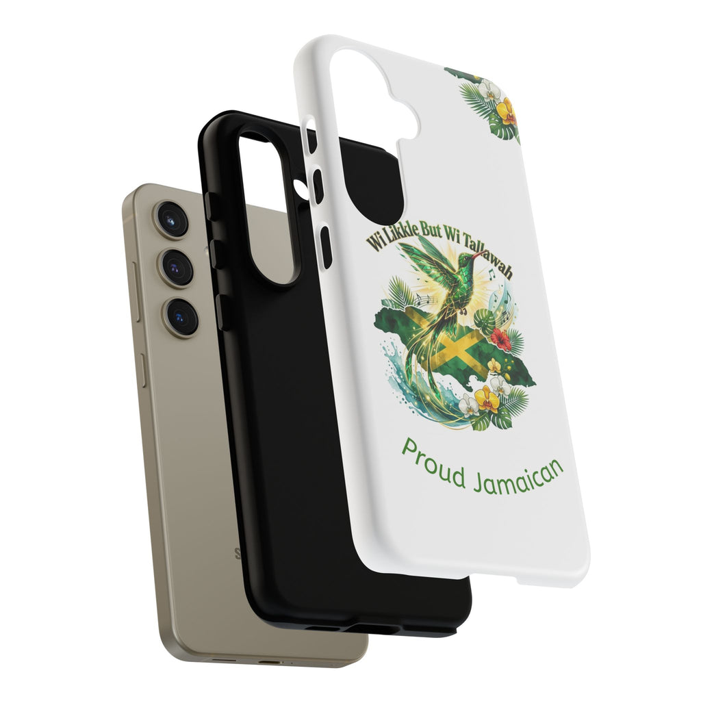 Jamaica Hummingbird Phone Case — “Wi Likkle But Wi Tallawah” Tropical Protective Cover