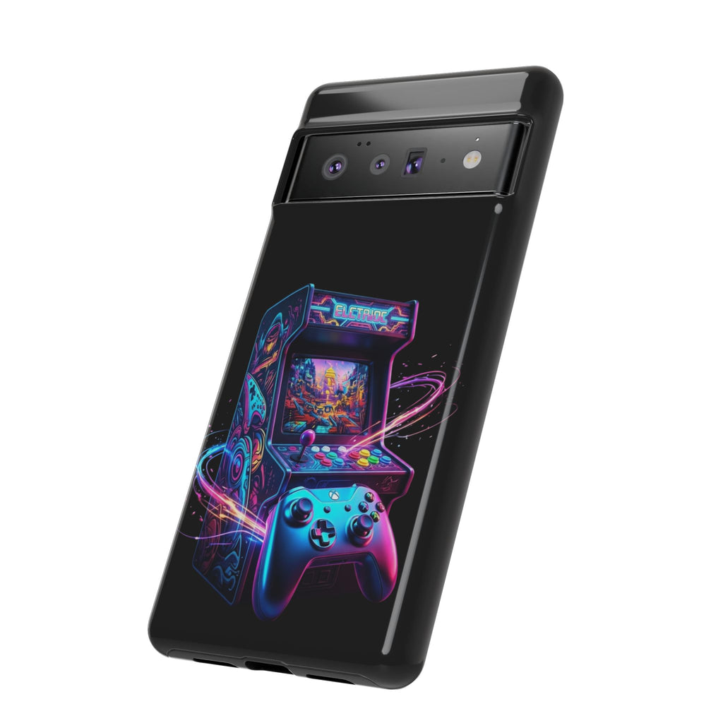 Retro Arcade Phone Case — Neon Gaming Controller Design