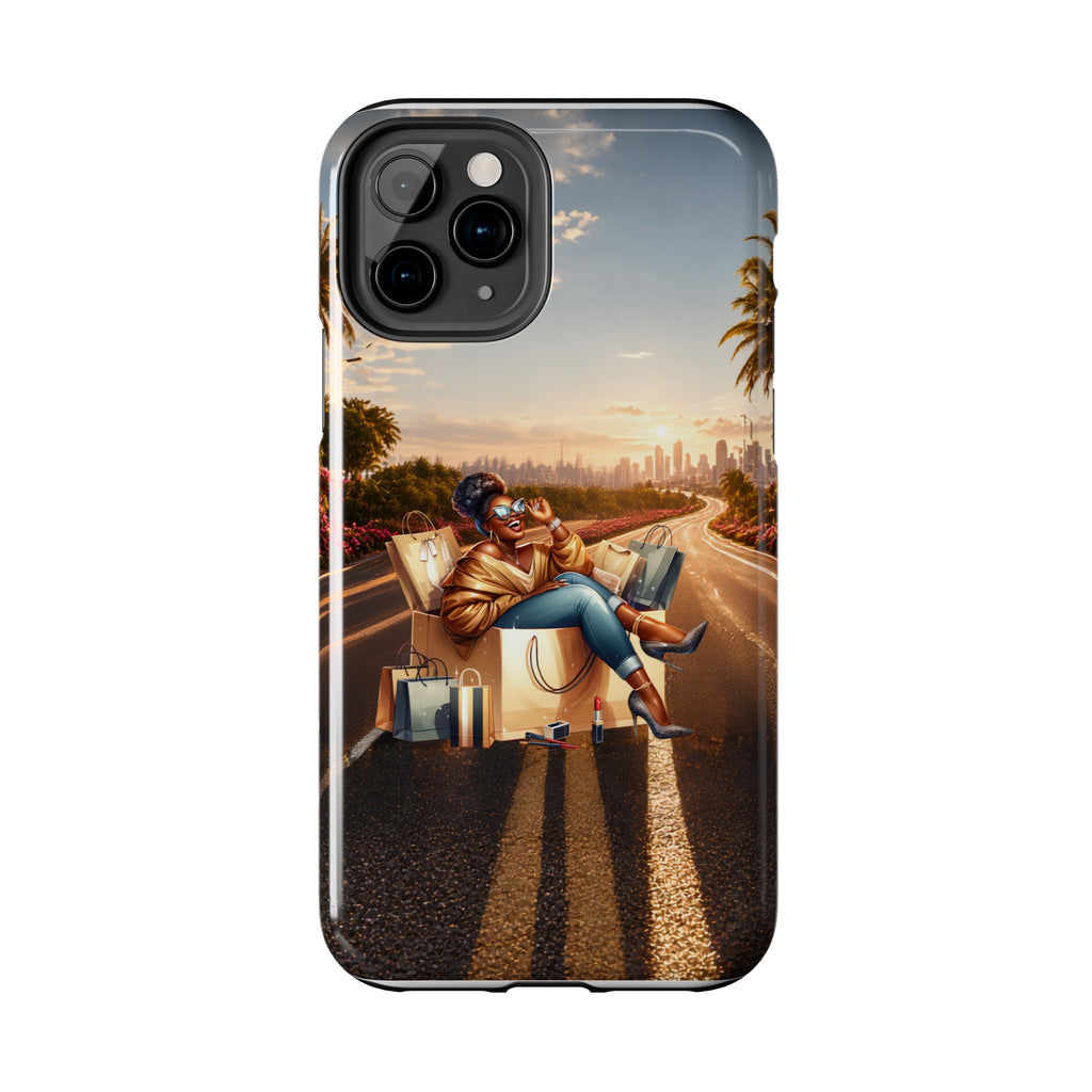 Sunset Roadtrip Tough Phone Case — Relaxed Traveler Design