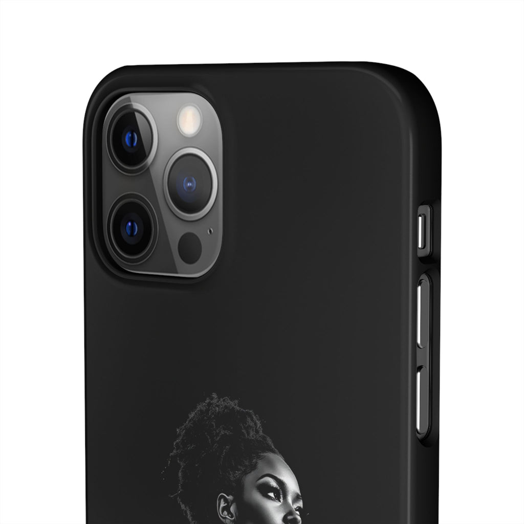 Phone Case — "Long Haul Loyalty" Black Portrait Snap Case