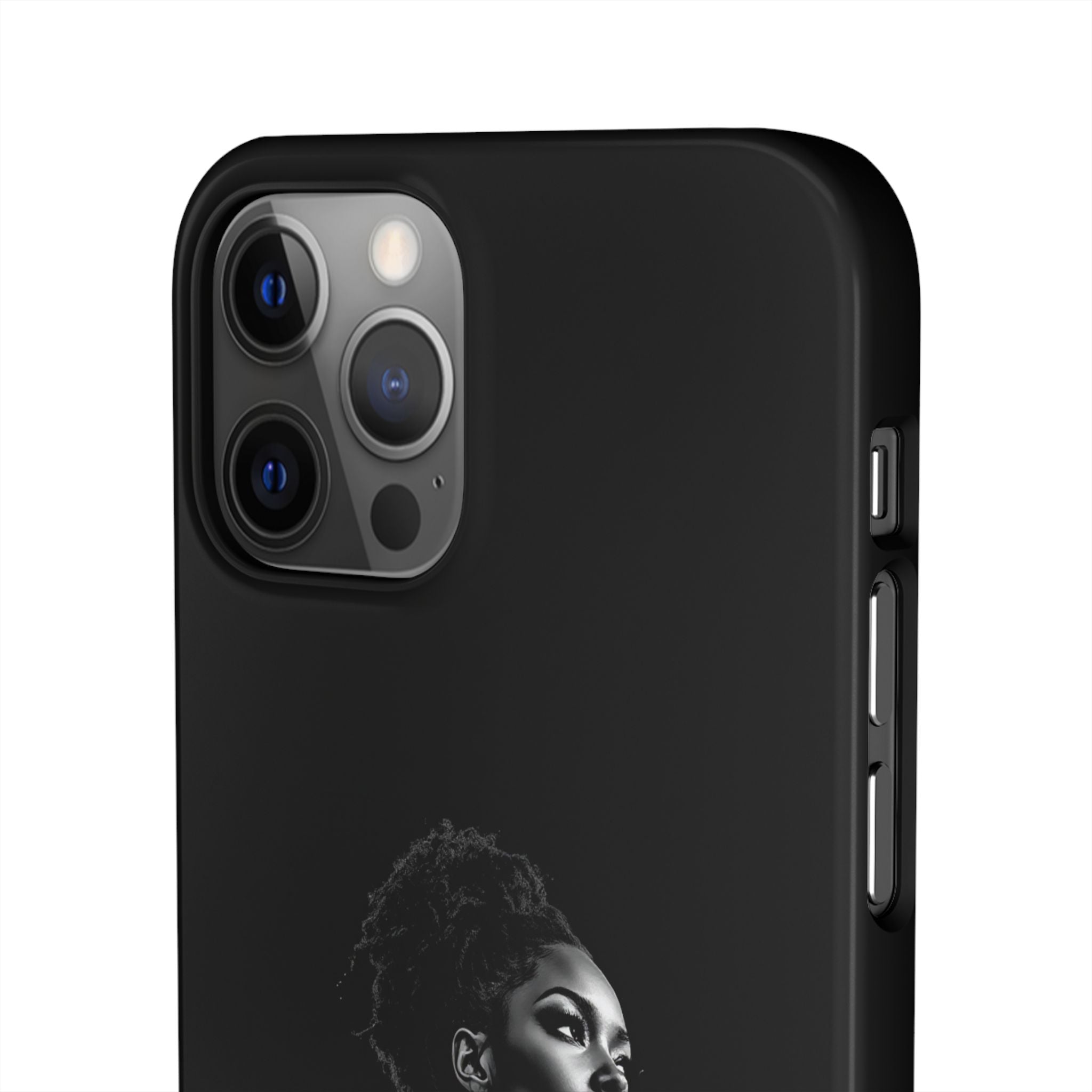 Phone Case — "Long Haul Loyalty" Black Portrait Snap Case