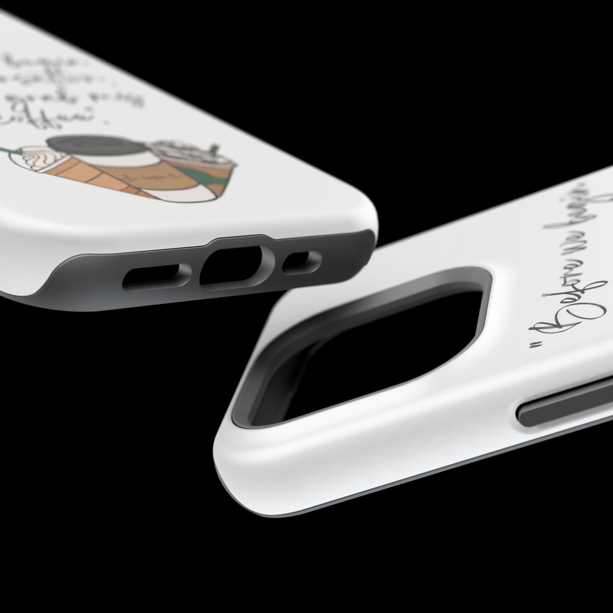 Coffee Quote Magnetic Impact-Resistant Phone Case