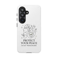 Protect Your Peace Phone Case – Minimalist Wellness iPhone Cover