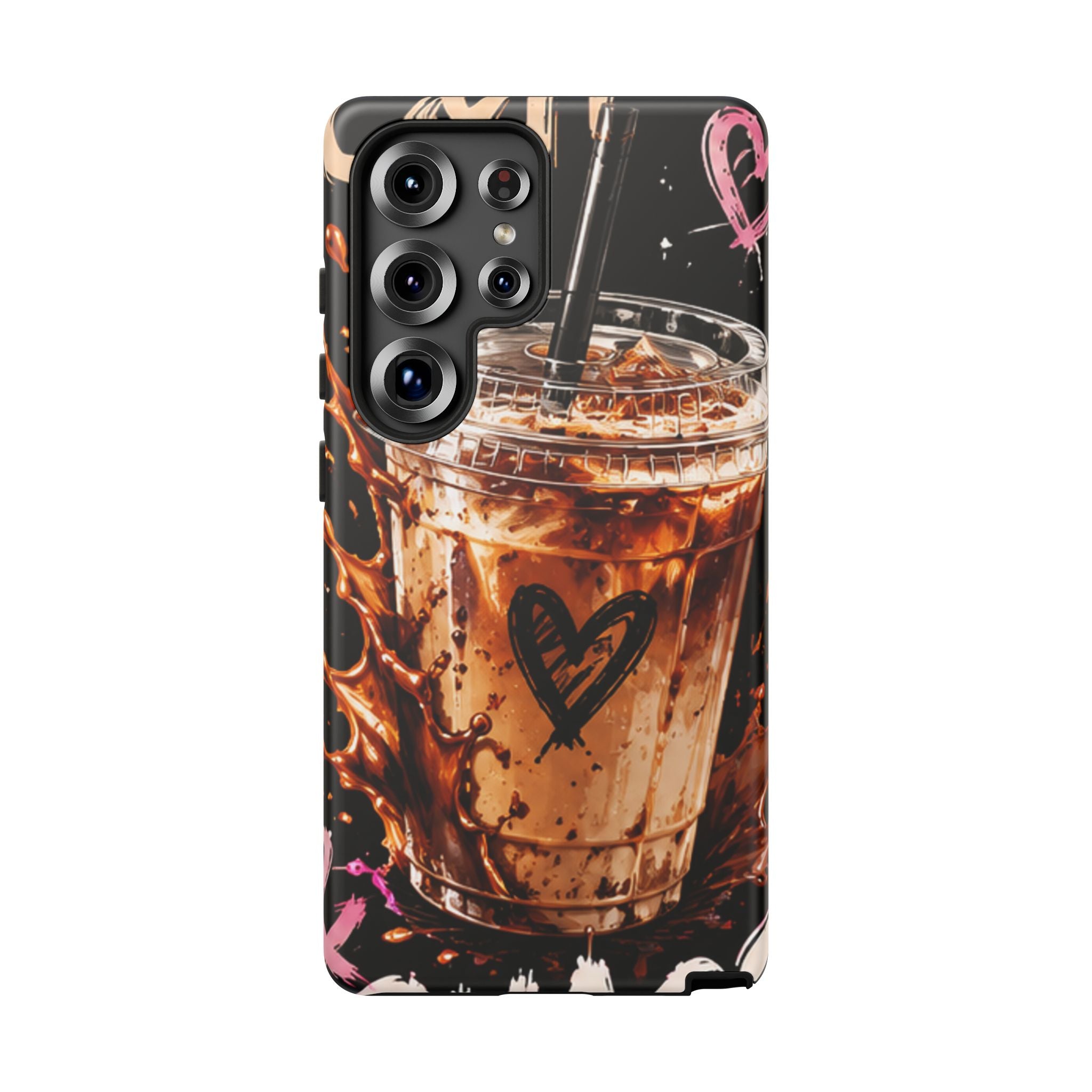 Iced Coffee Phone Case – 'Iced Coffee latte: Stylish Protective Case