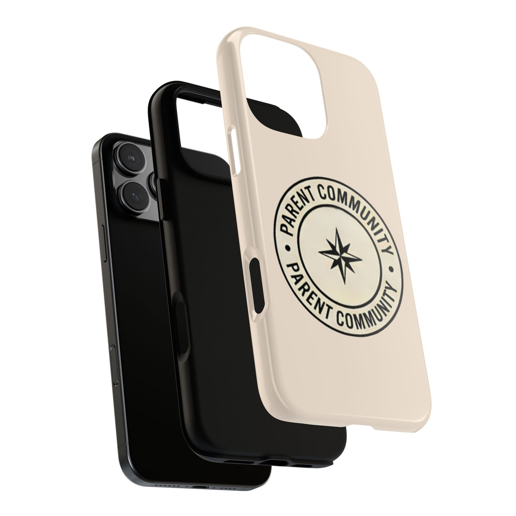 Parent Community Tough Phone Case — Durable Compass Logo Protective Cover