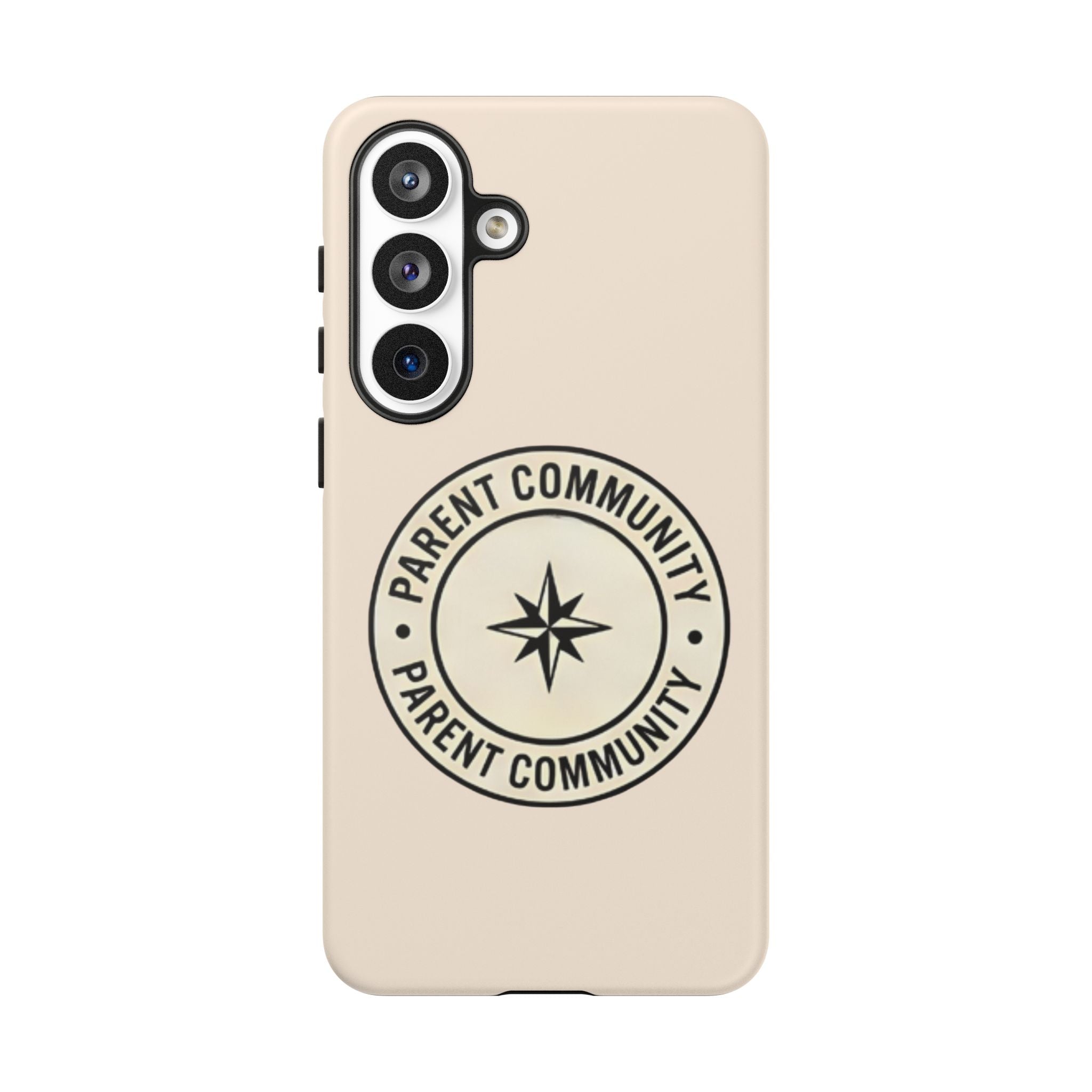 Parent Community Tough Phone Case — Durable Compass Logo Protective Cover