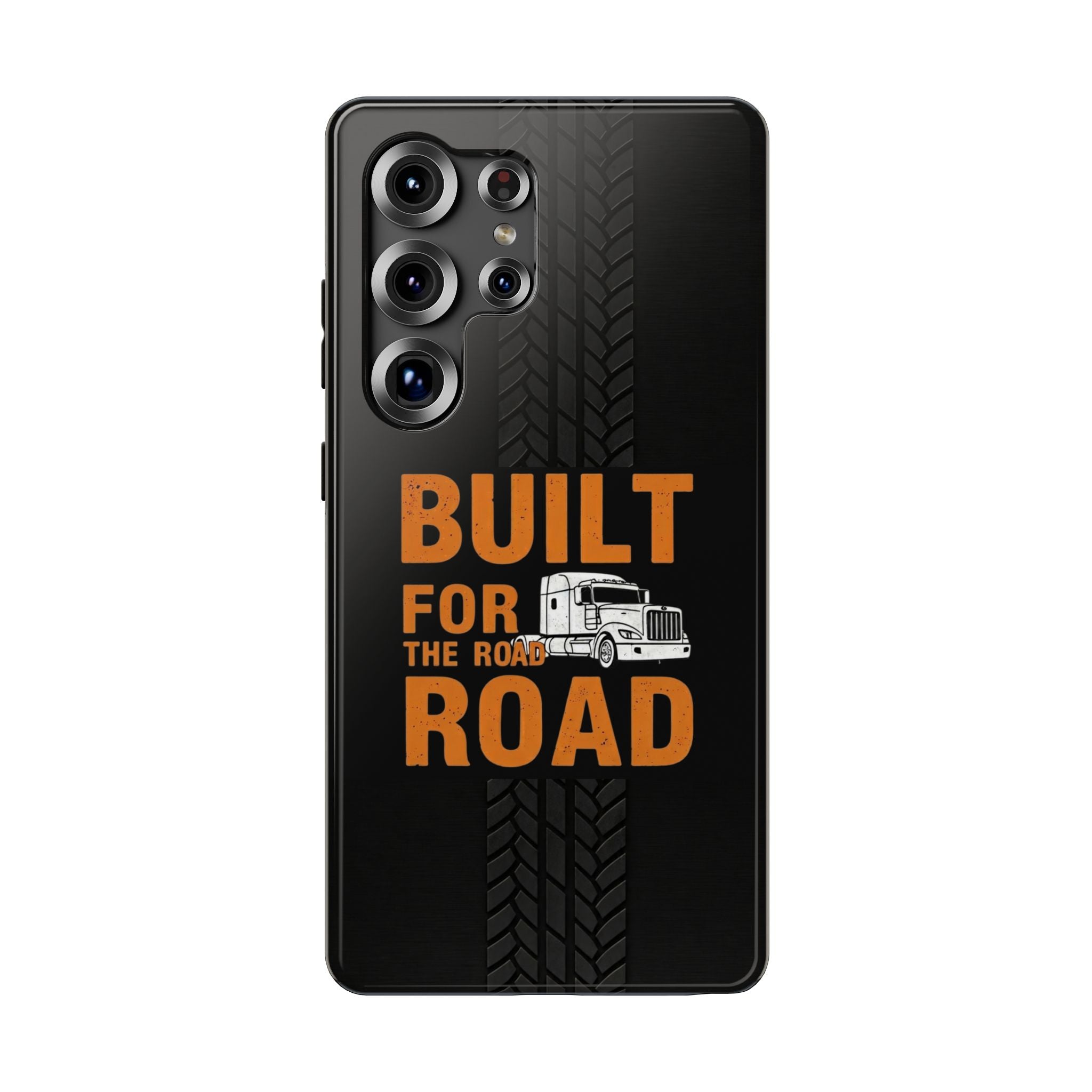 Phone Case — "Built for the Road" Truck Tire-Track Impact-Resistant Case