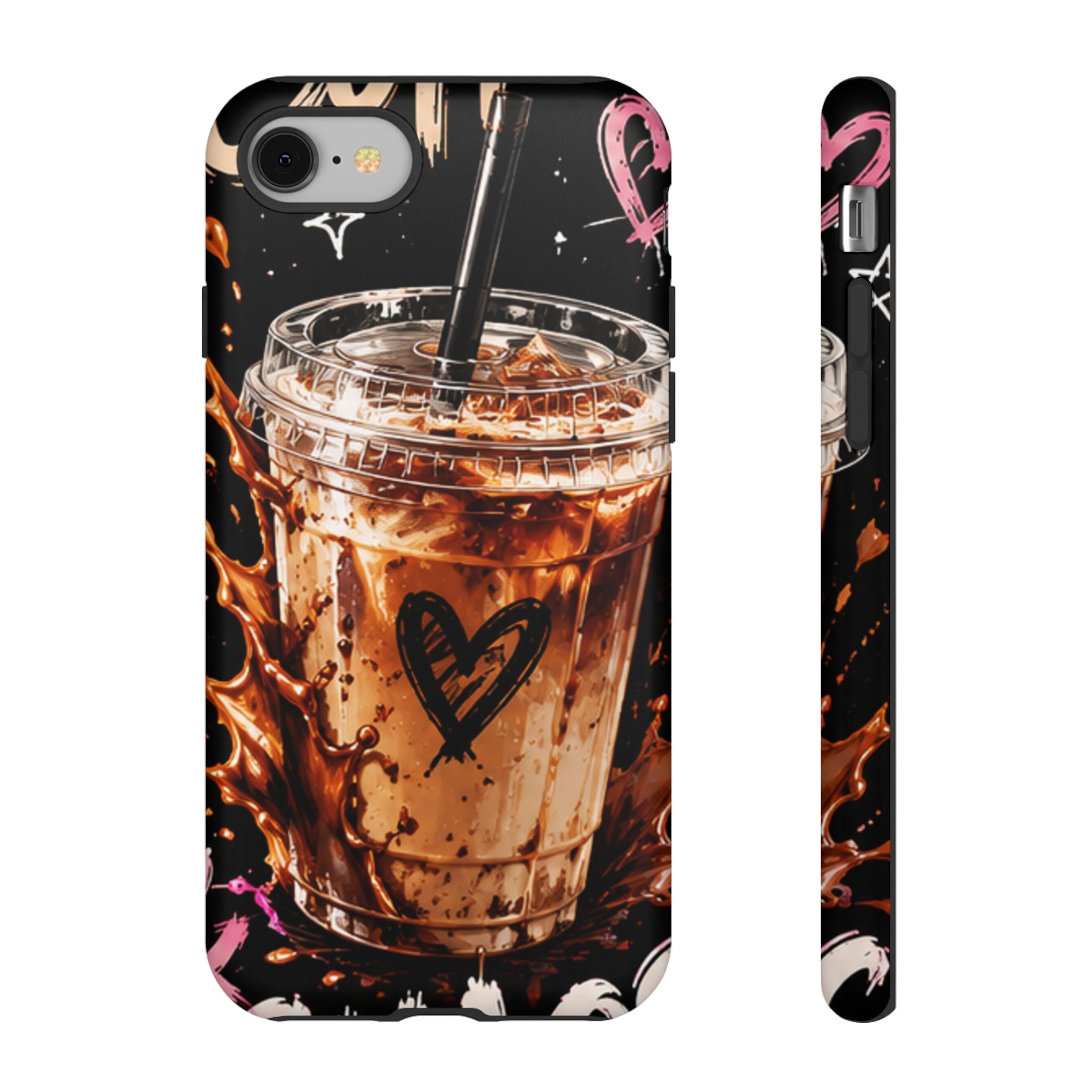 Iced Coffee Phone Case – 'Iced Coffee latte: Stylish Protective Case