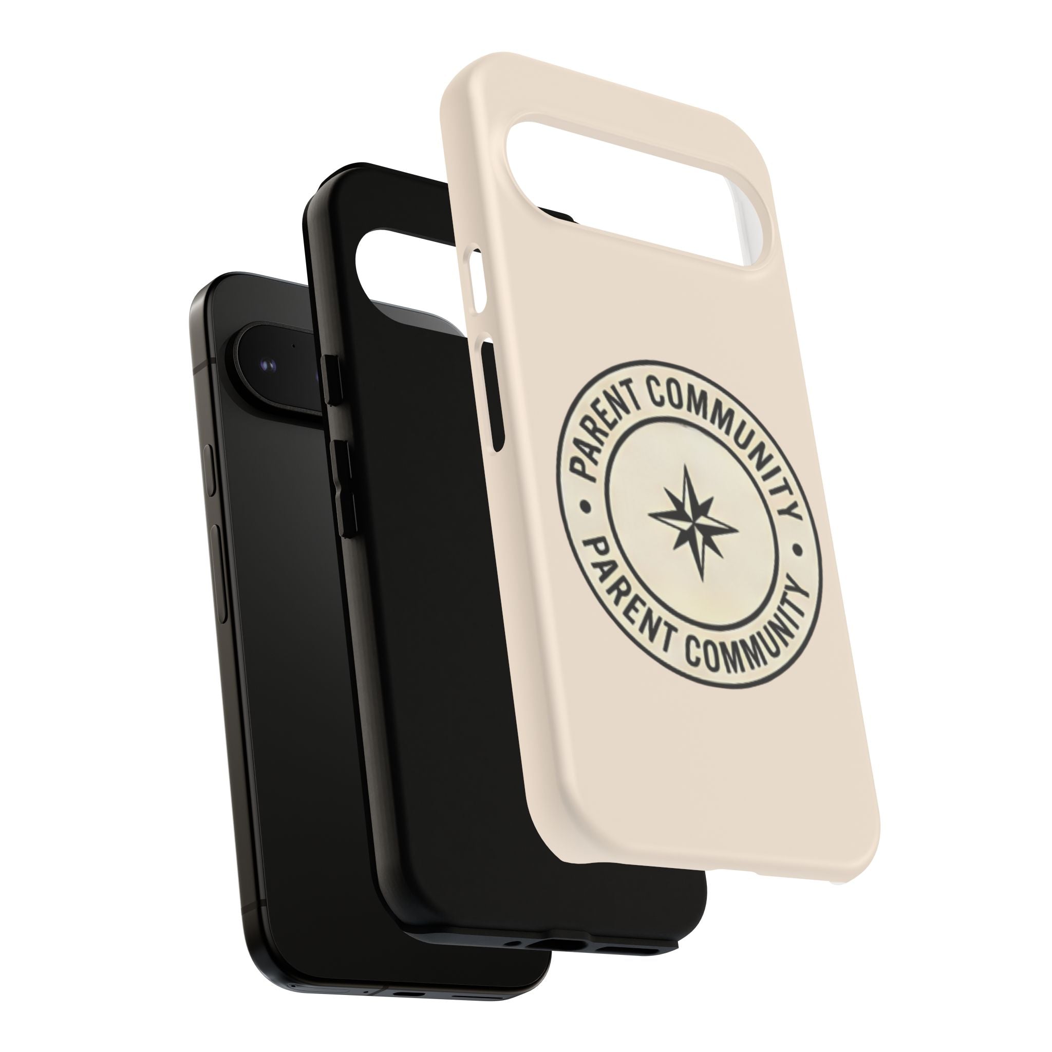 Parent Community Tough Phone Case — Durable Compass Logo Protective Cover