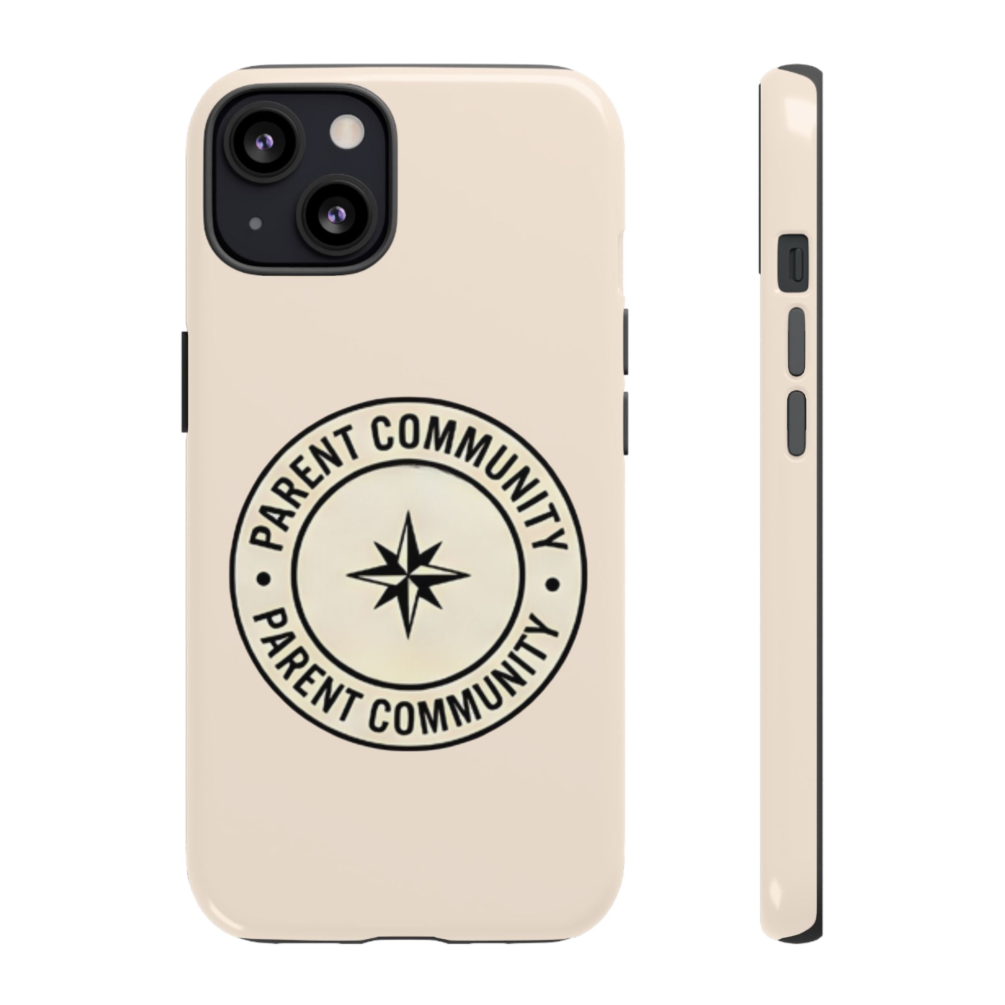 Parent Community Tough Phone Case — Durable Compass Logo Protective Cover