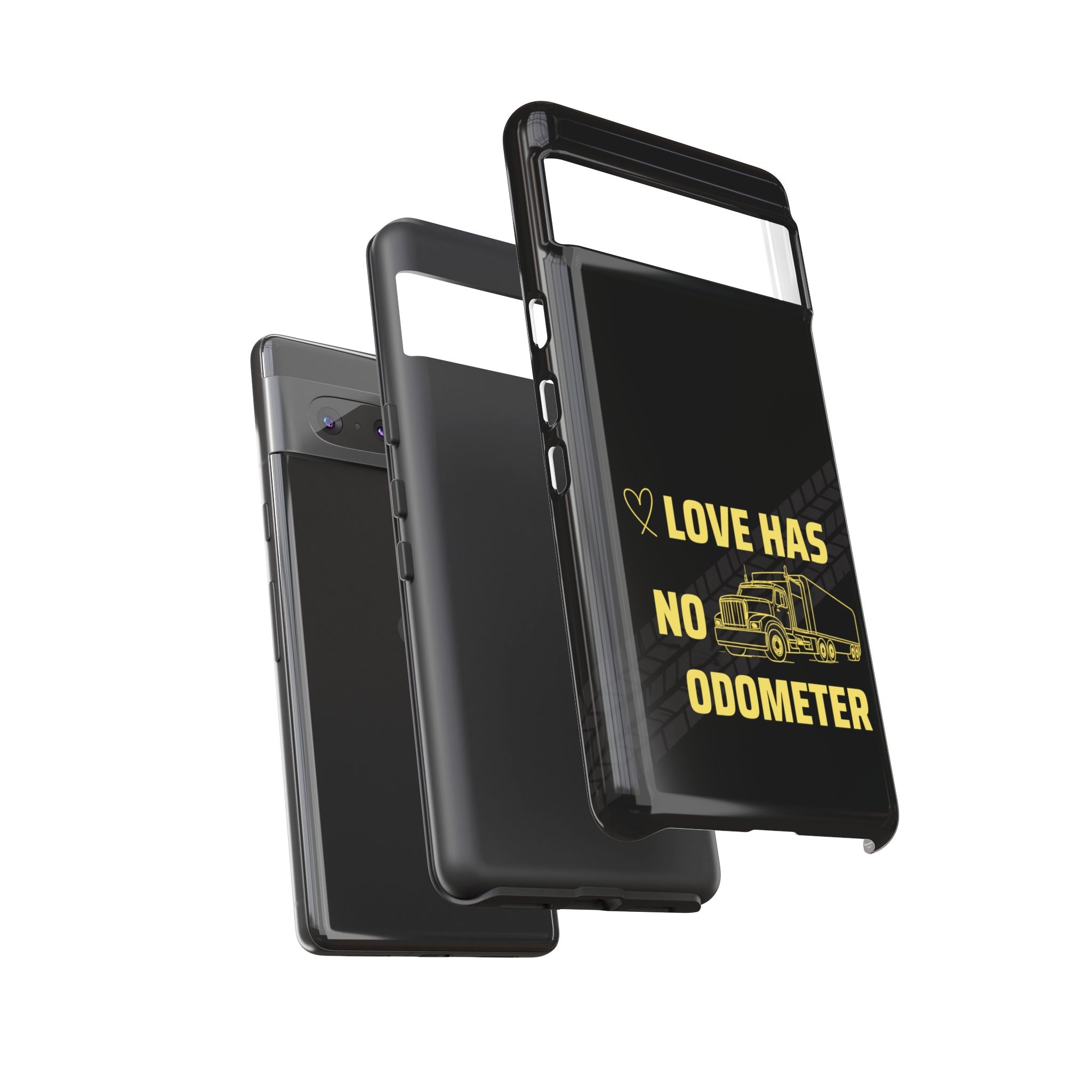 Love Has No Odometer Phone Case — Trucker Romance Protective Cover