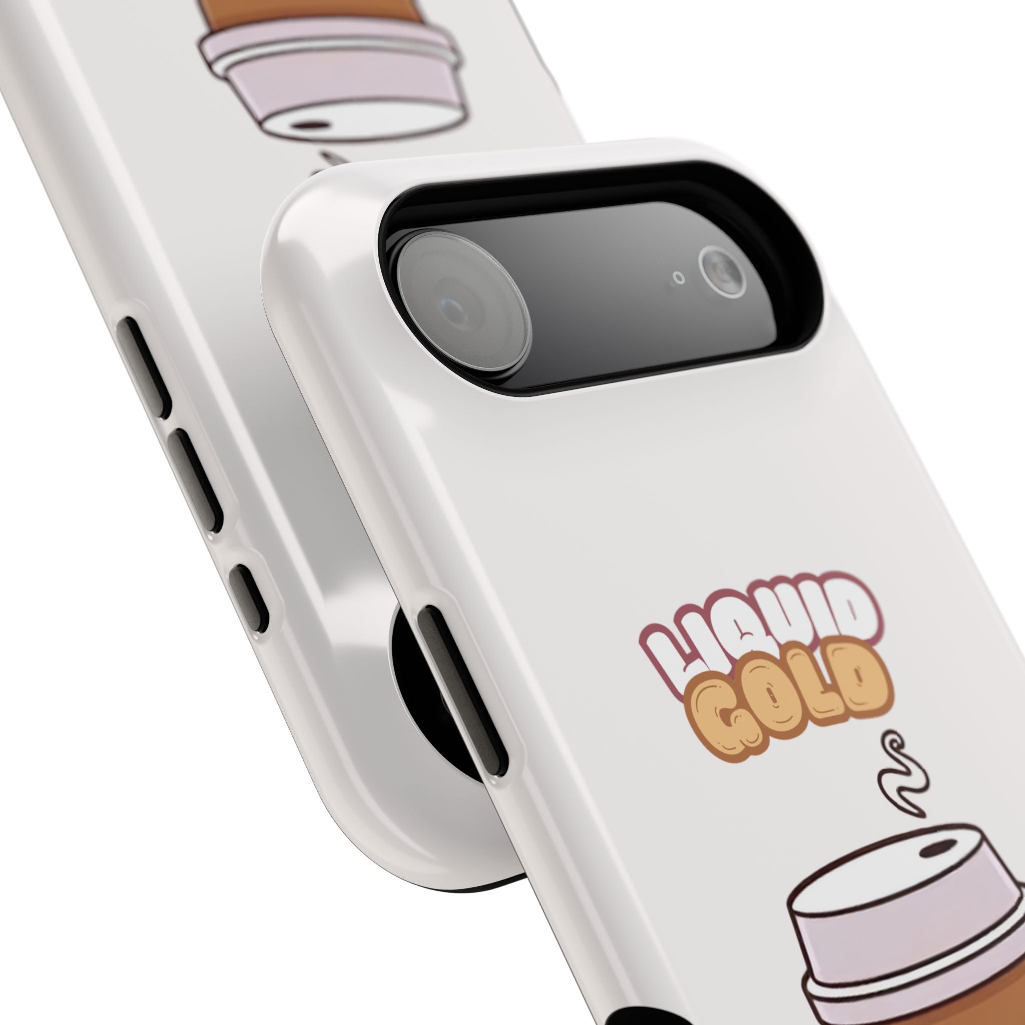Coffee Cup Phone Case – “Liquid Gold” Cute Kawaii Espresso Impact-Resistant Case