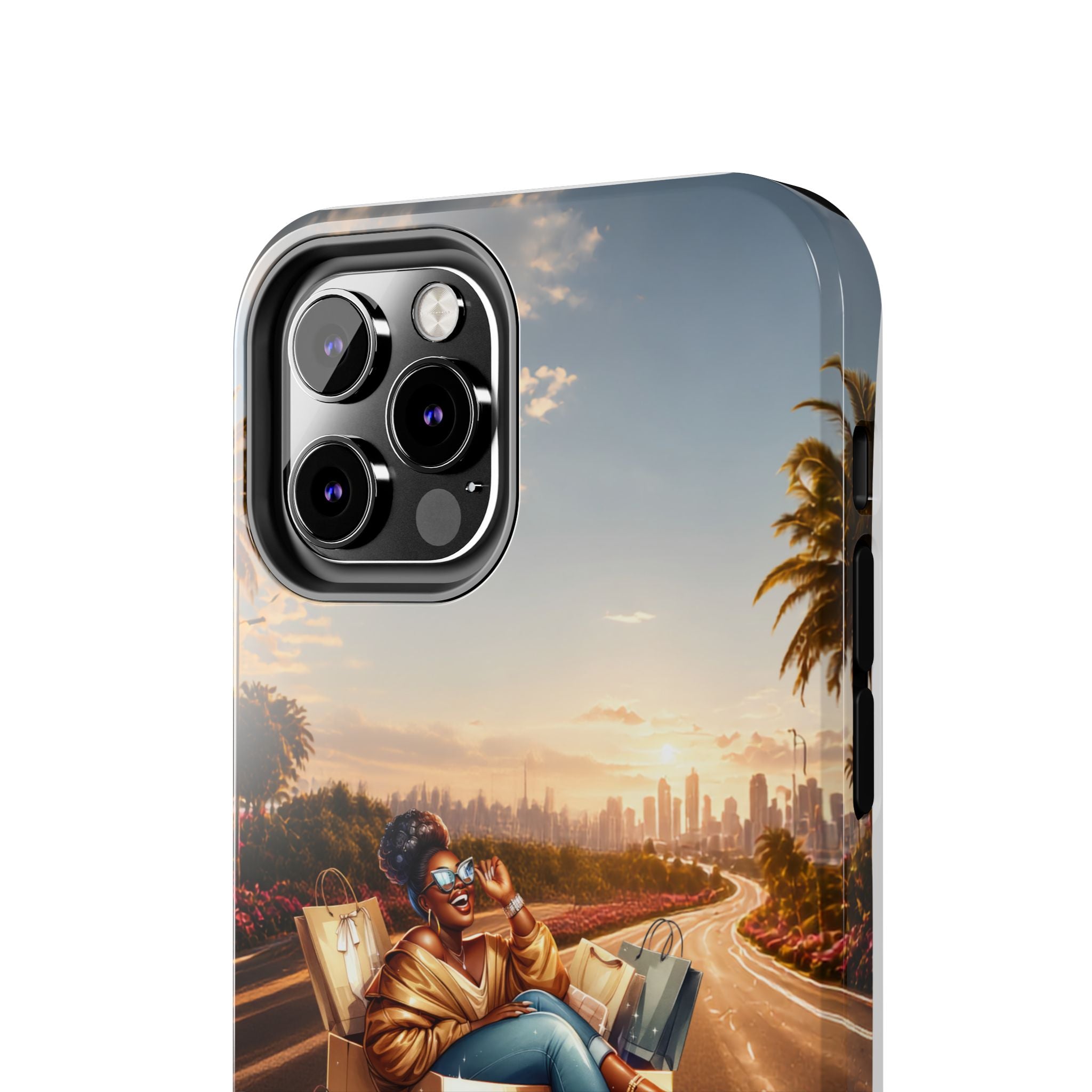 Sunset Roadtrip Tough Phone Case — Relaxed Traveler Design