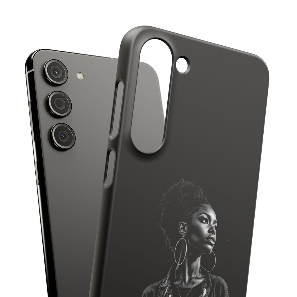 Phone Case — "Long Haul Loyalty" Black Portrait Snap Case