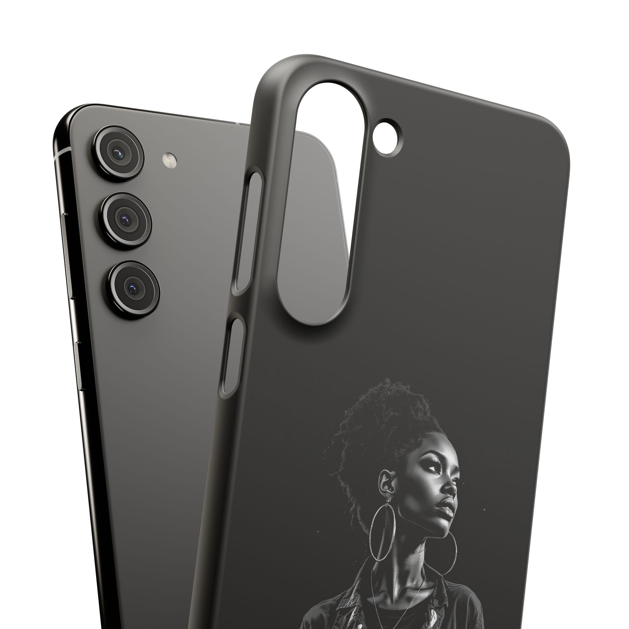 Phone Case — "Long Haul Loyalty" Black Portrait Snap Case