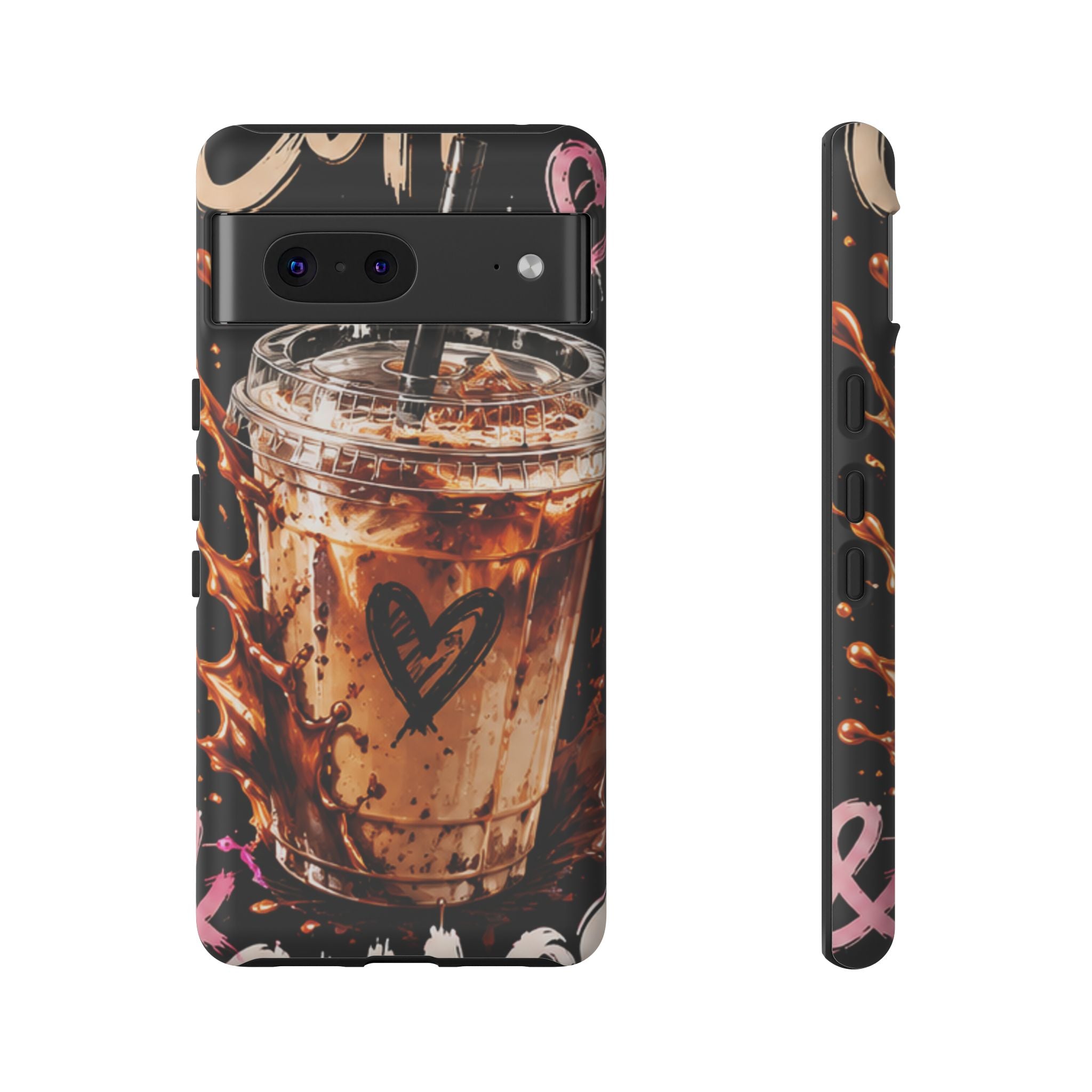 Iced Coffee Phone Case – 'Iced Coffee latte: Stylish Protective Case