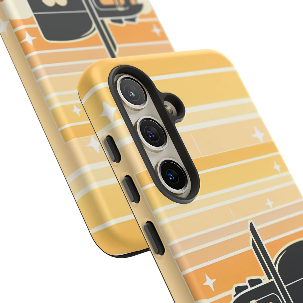 Trucker Heart Phone Case — Retro Semi Truck Protective Phone Cover