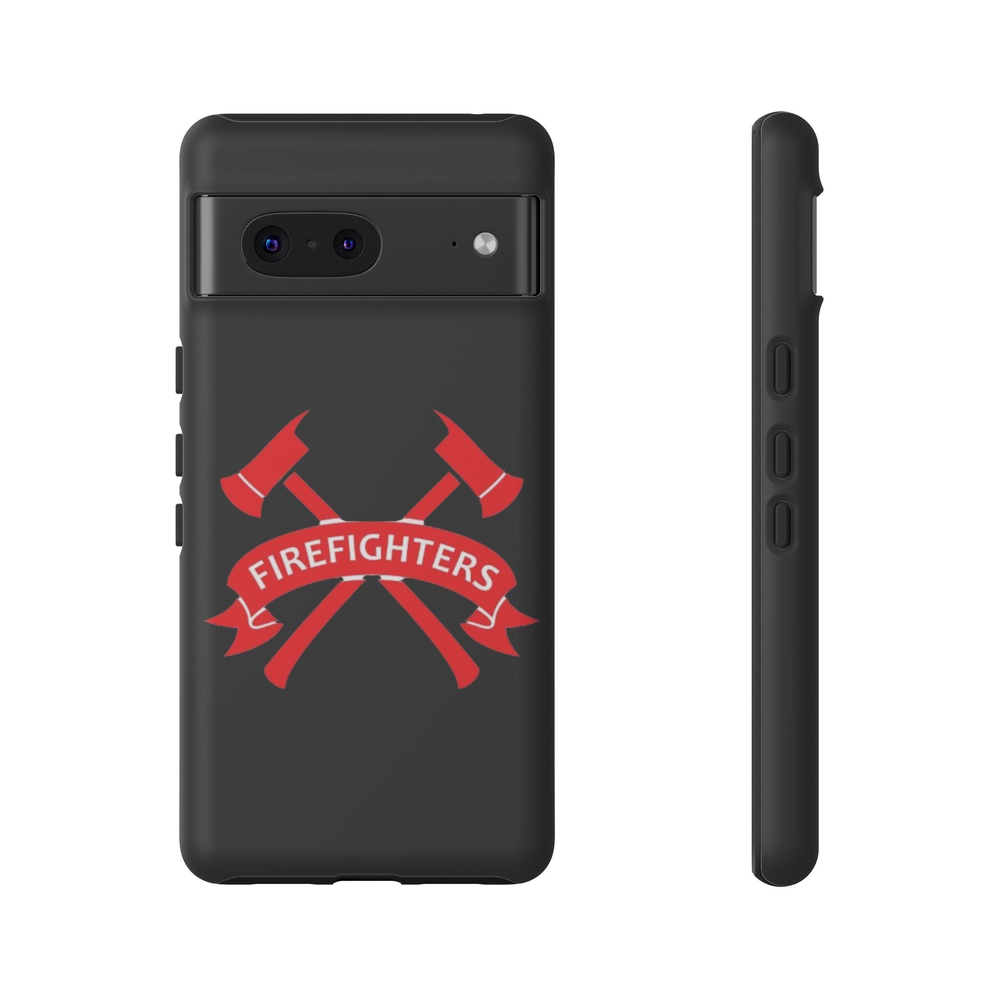 Firefighters Tough Phone Case — Red Crossed Axes Design
