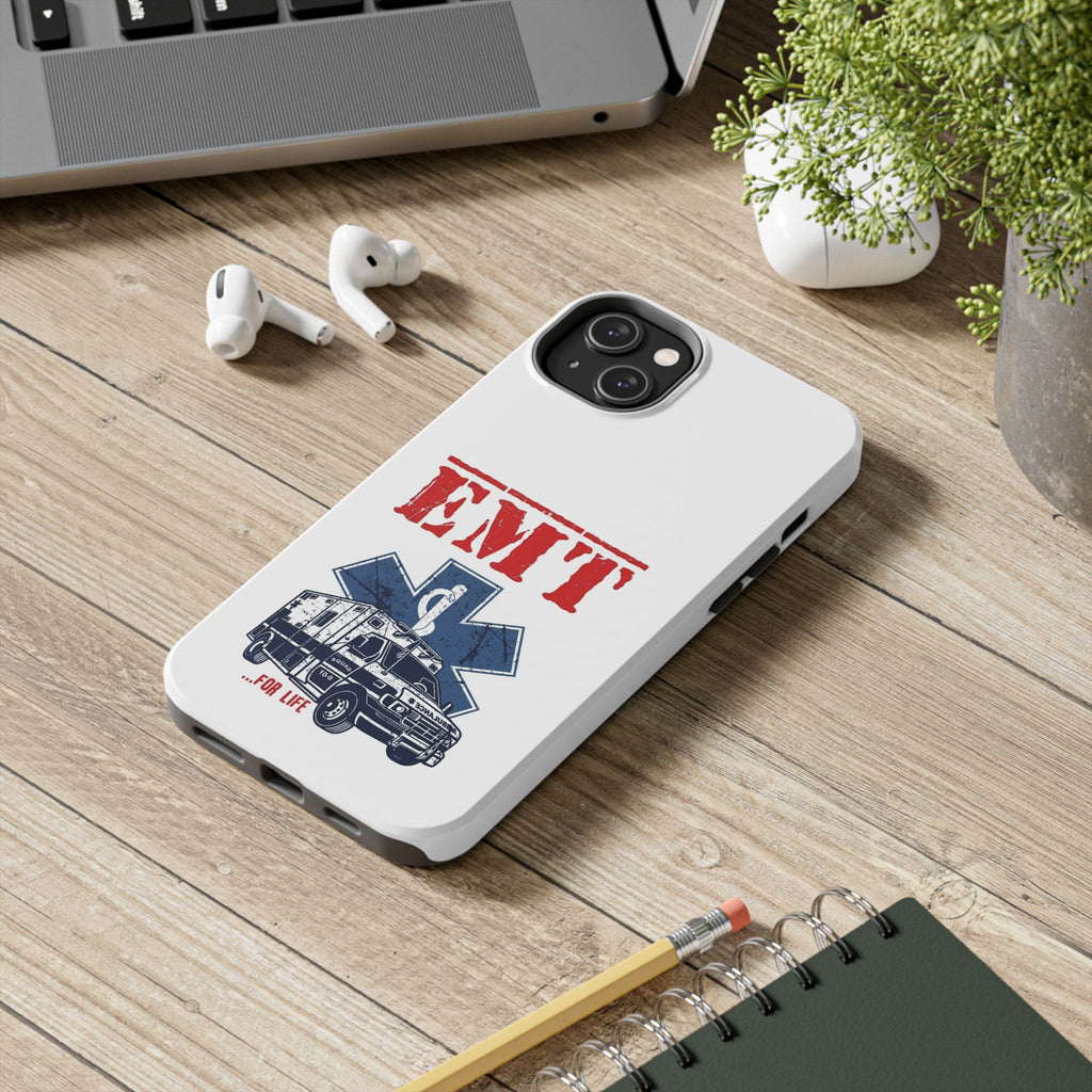 EMT ambulance graphic Phone Case | Emergency Medical Technician design