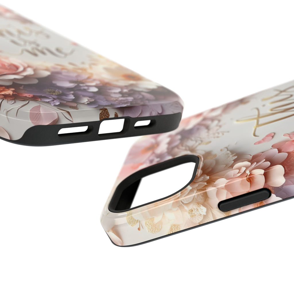 Floral "This Is Me" Phone Case — Impact-Resistant Floral Protective Cover