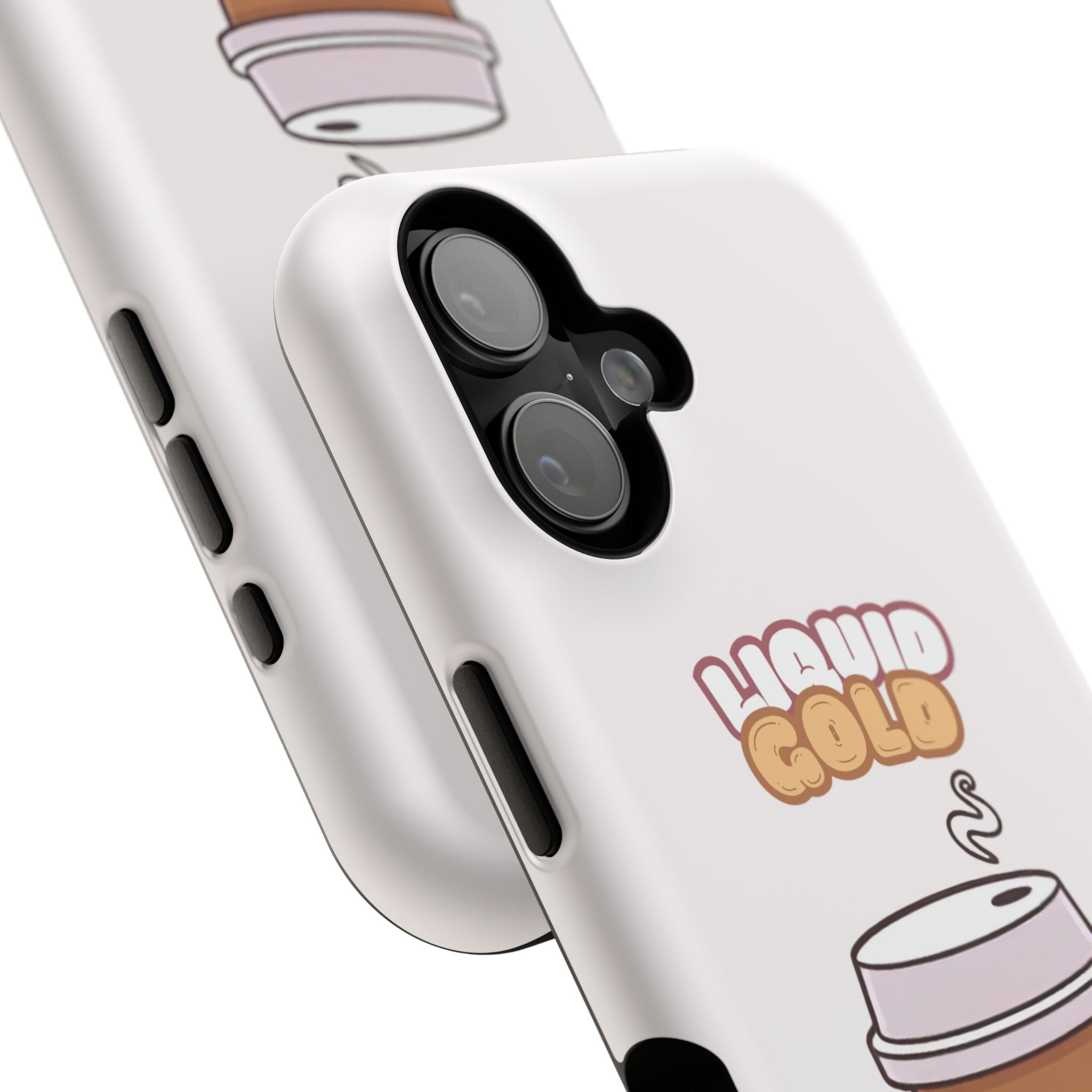 Coffee Cup Phone Case – “Liquid Gold” Cute Kawaii Espresso Impact-Resistant Case