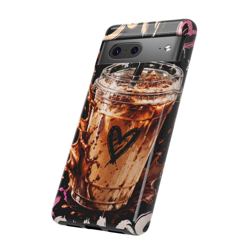 Iced Coffee Phone Case – 'Iced Coffee latte: Stylish Protective Case
