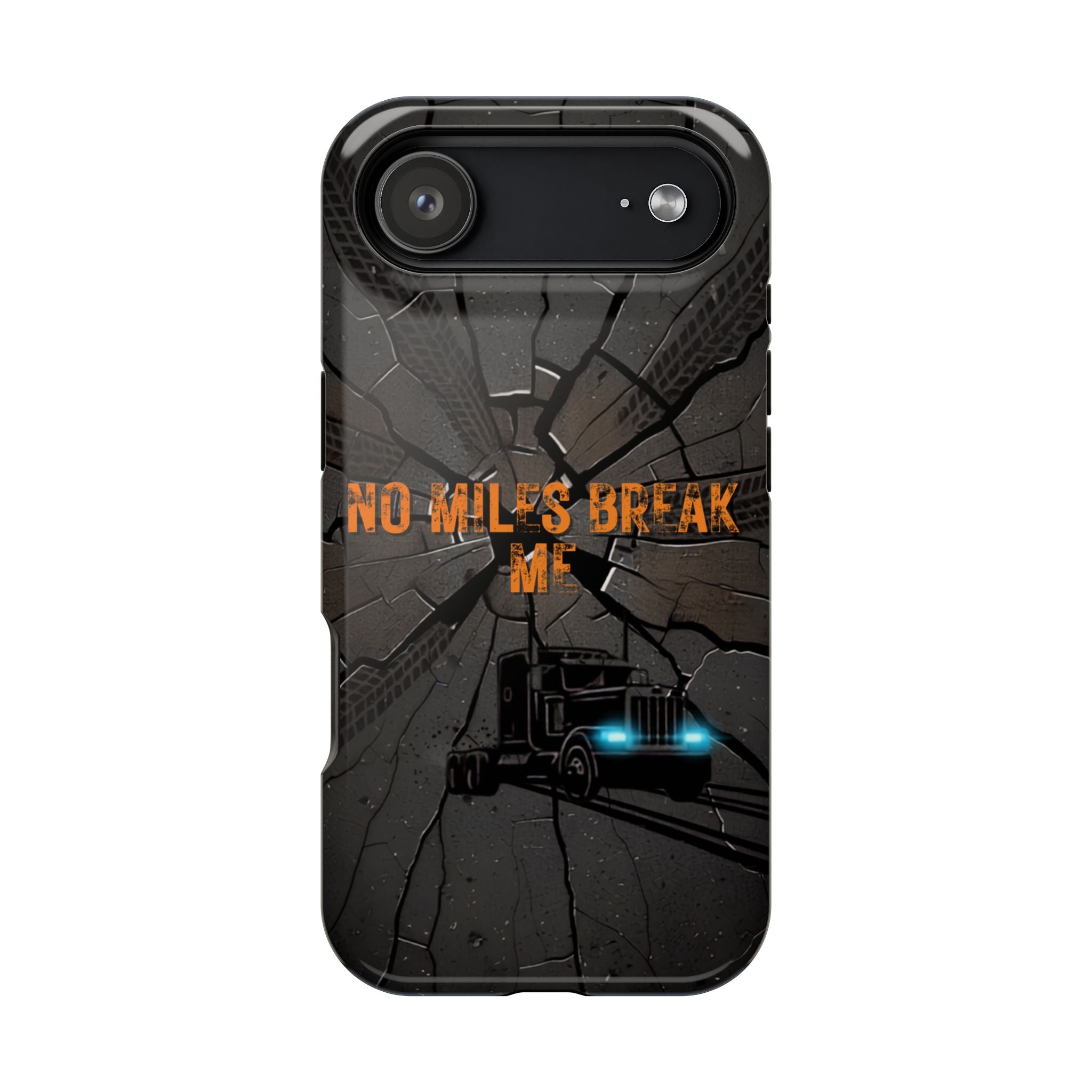 Phone Case — Fiery Semi Truck Magnetic Impact-Resistant Case