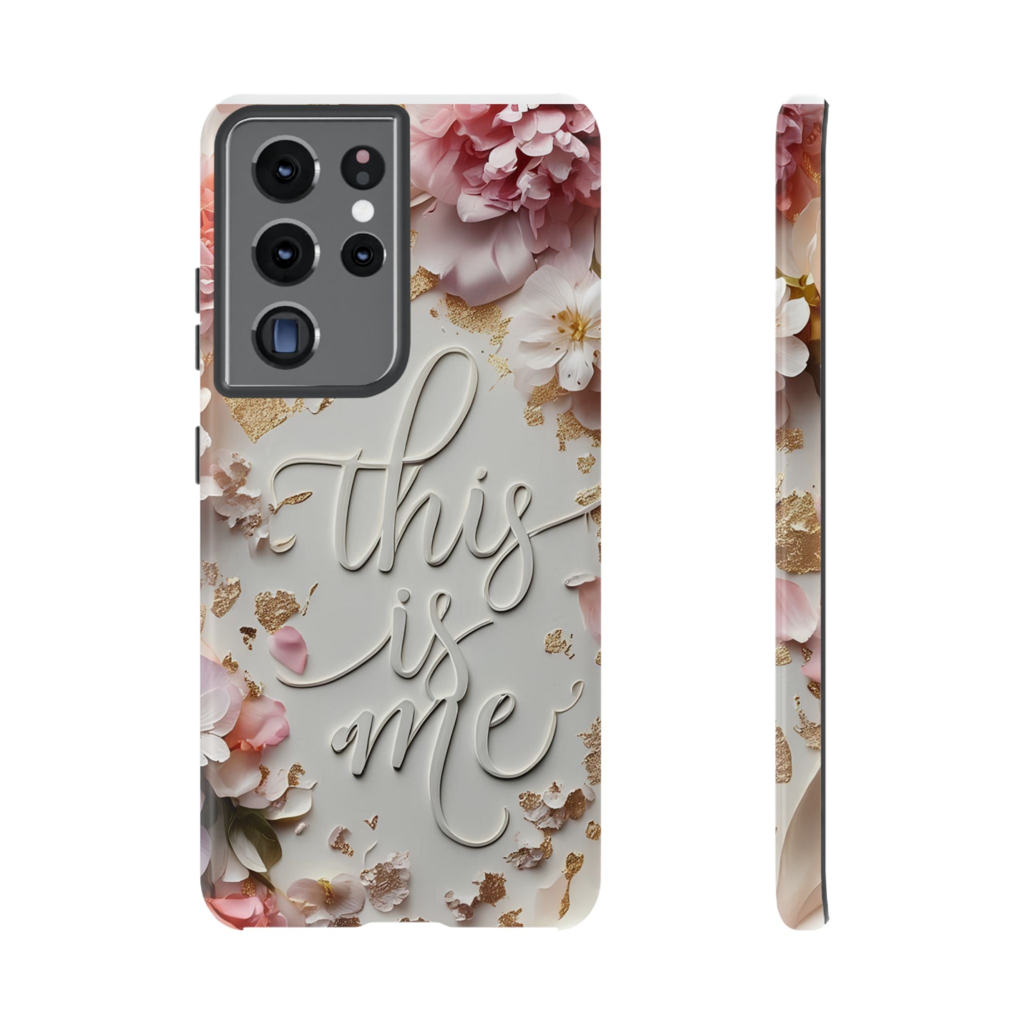 Phone Case — "This Is Me" Floral Tough Case