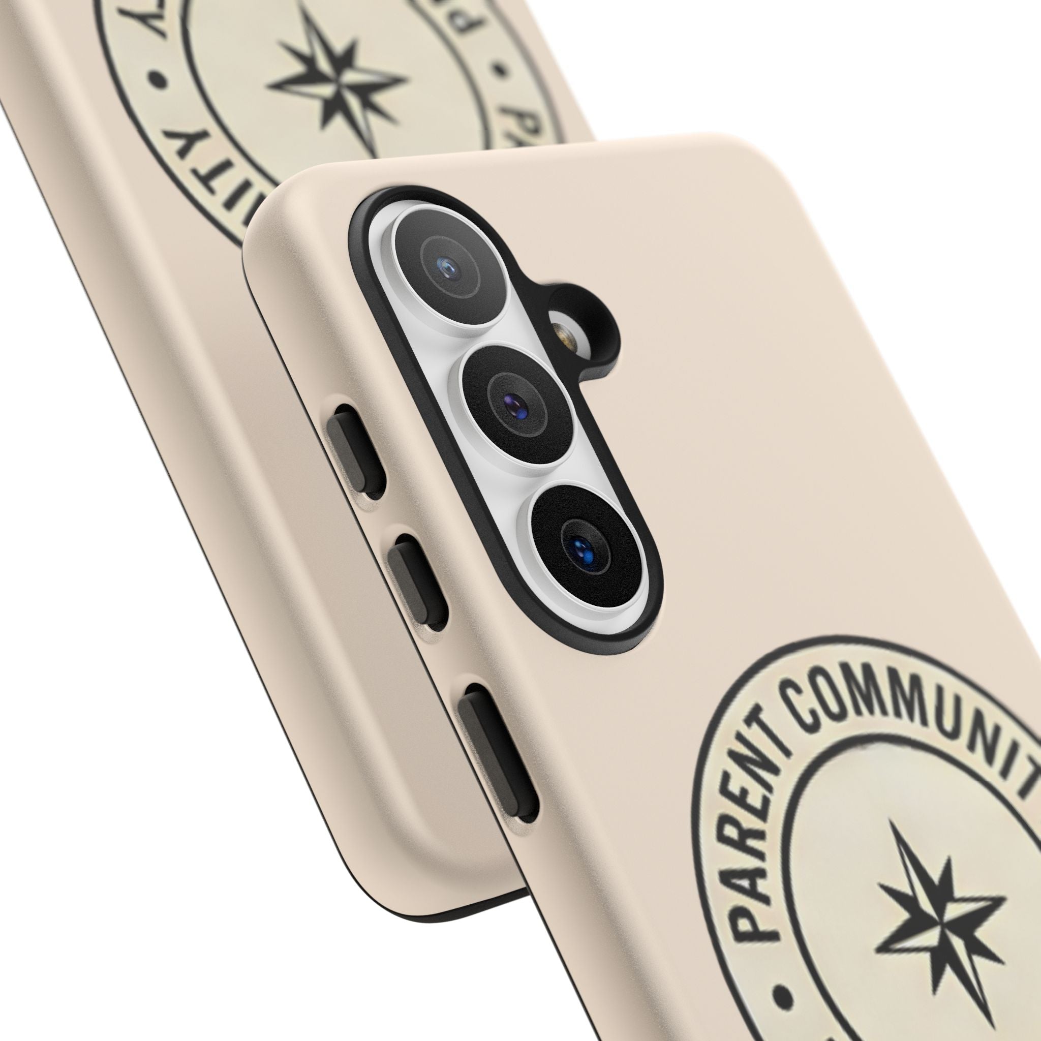 Parent Community Tough Phone Case — Durable Compass Logo Protective Cover