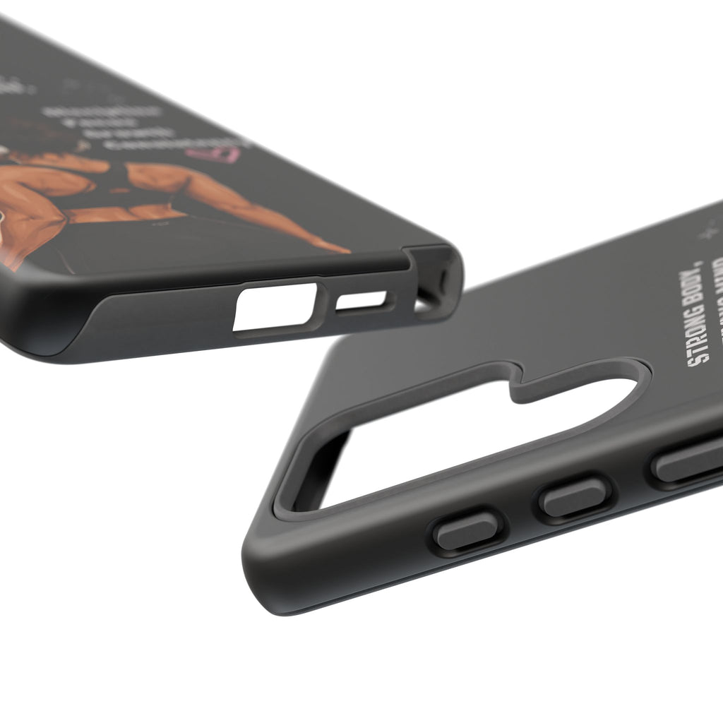 Strong Body, Strong Mind Phone Case — Motivational Fitness Protective Case