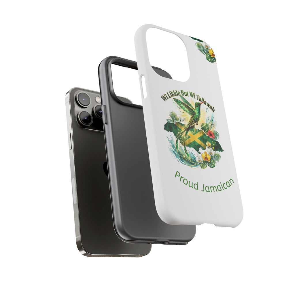 Jamaica Hummingbird Phone Case — “Wi Likkle But Wi Tallawah” Tropical Protective Cover