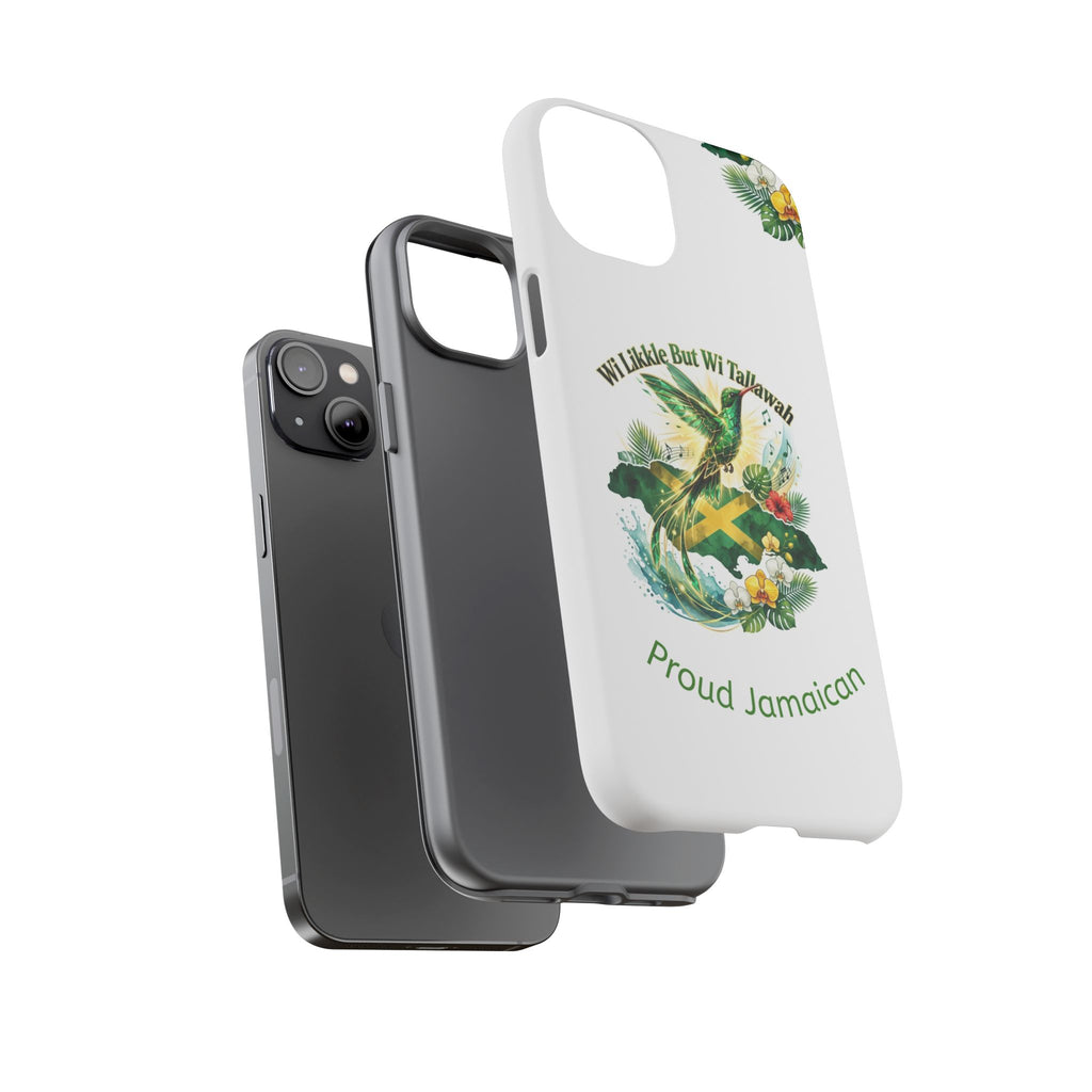 Jamaica Hummingbird Phone Case — “Wi Likkle But Wi Tallawah” Tropical Protective Cover