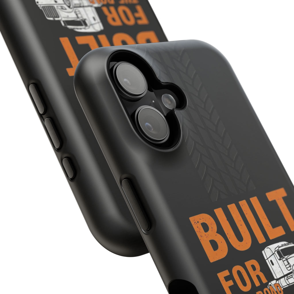 Phone Case — "Built for the Road" Truck Tire-Track Impact-Resistant Case