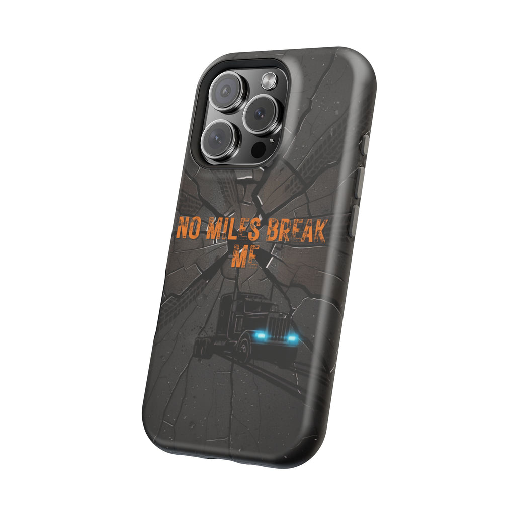 Phone Case — Fiery Semi Truck Magnetic Impact-Resistant Case