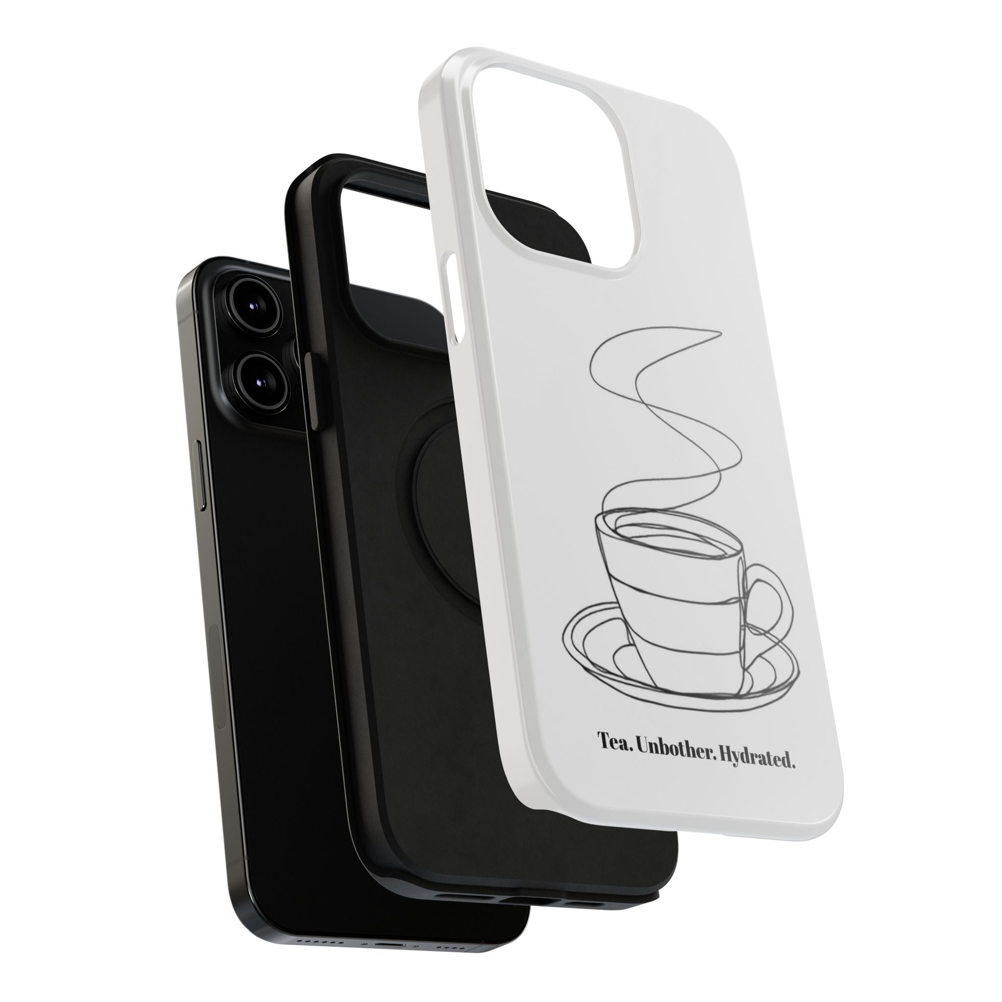 Tea Unbothered Hydrated Phone Case — Impact-Resistant