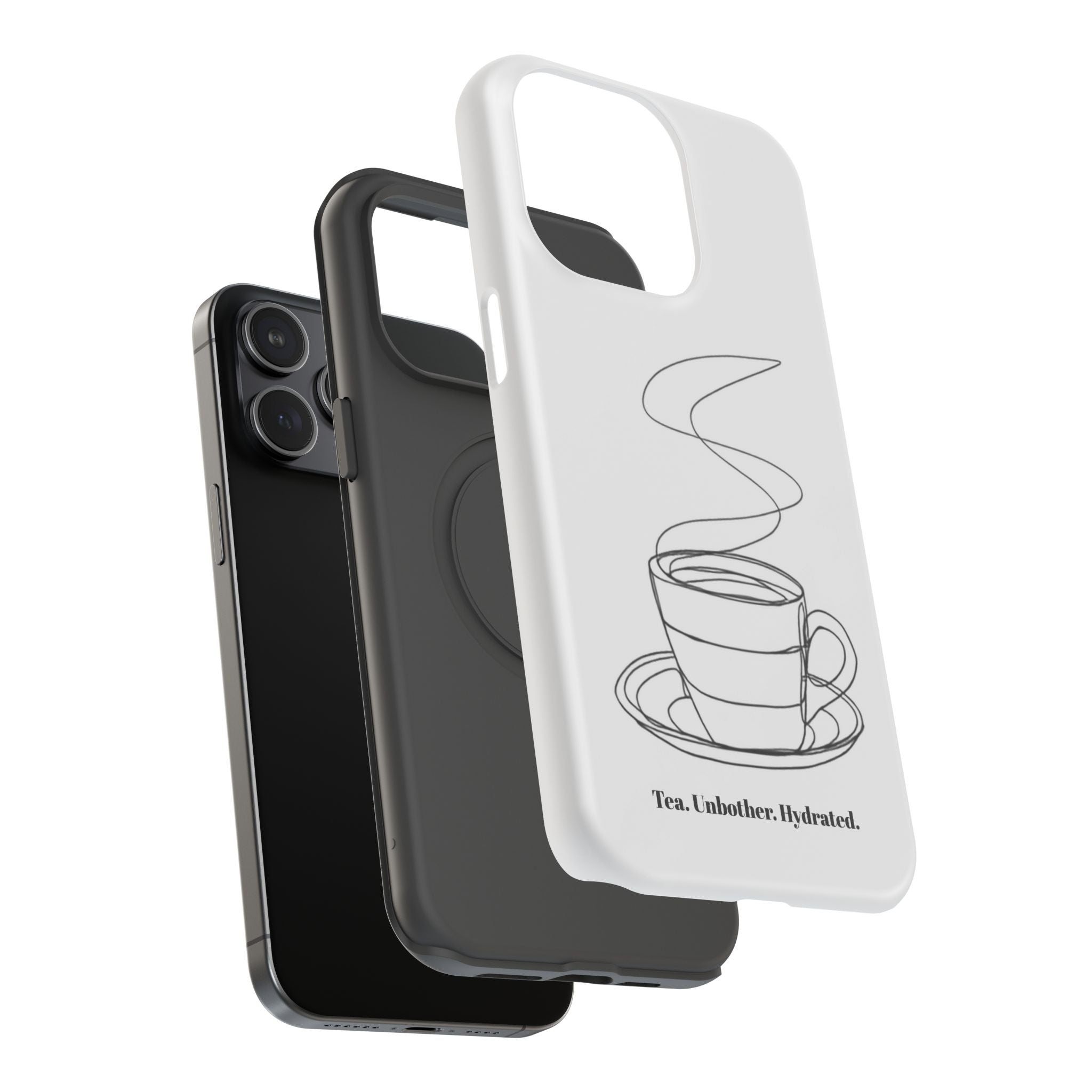 Tea Unbothered Hydrated Phone Case — Impact-Resistant
