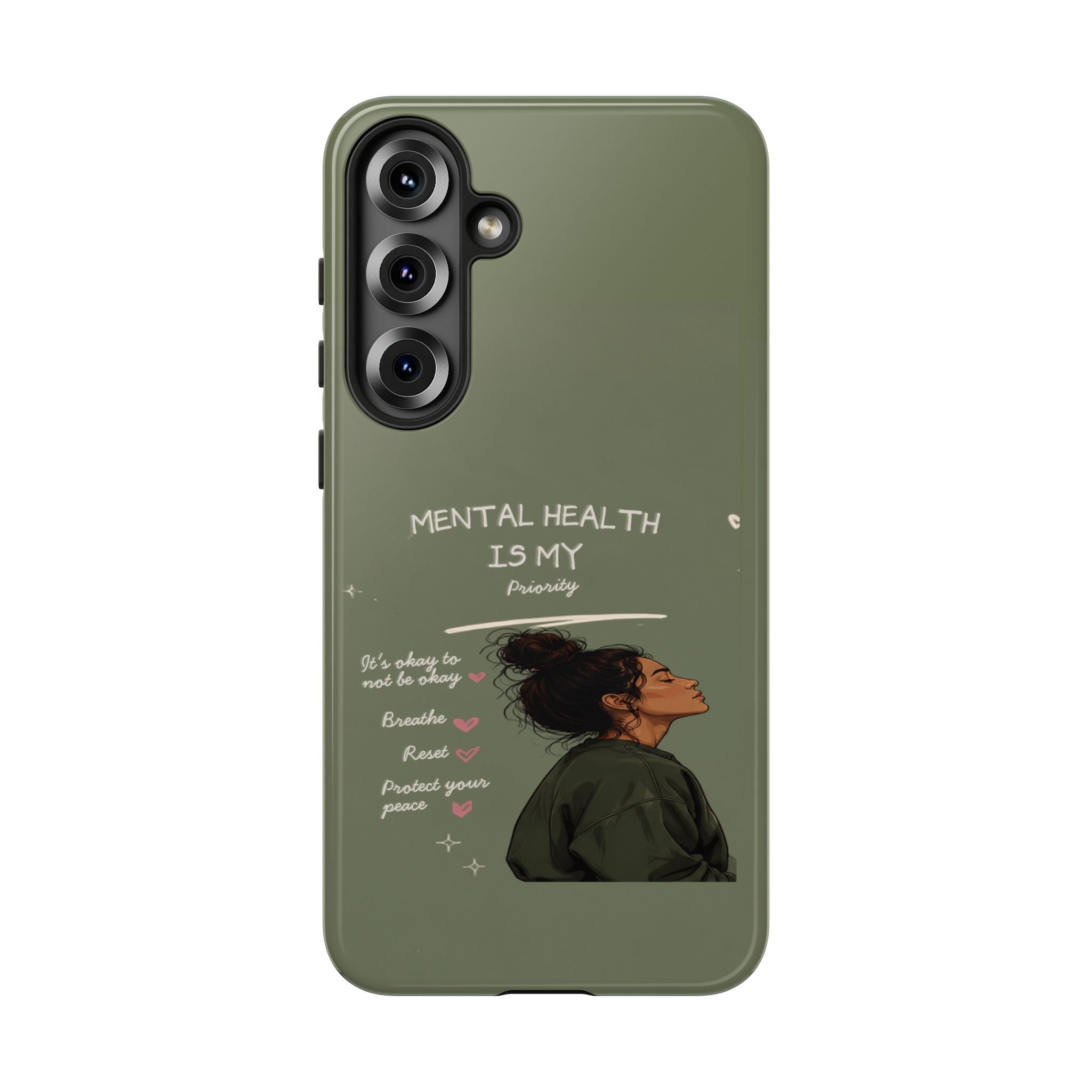 Mental Health Is My Priority Phone Case — Inspirational Protective iPhone Cover