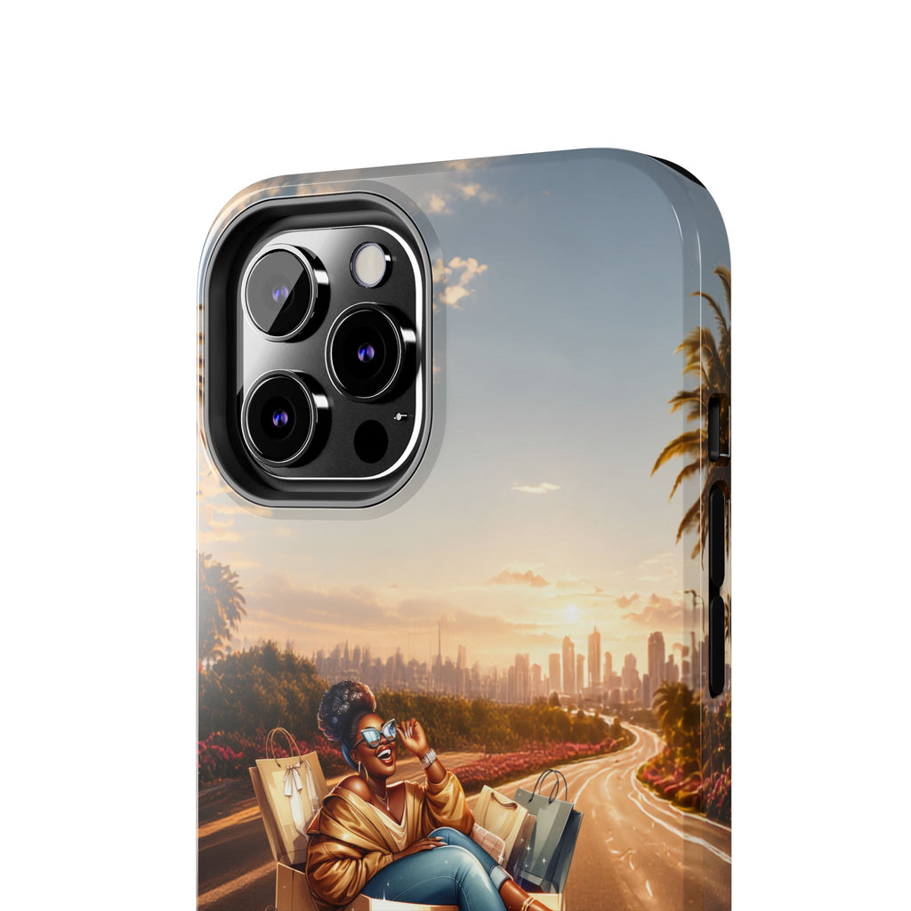 Sunset Roadtrip Tough Phone Case — Relaxed Traveler Design