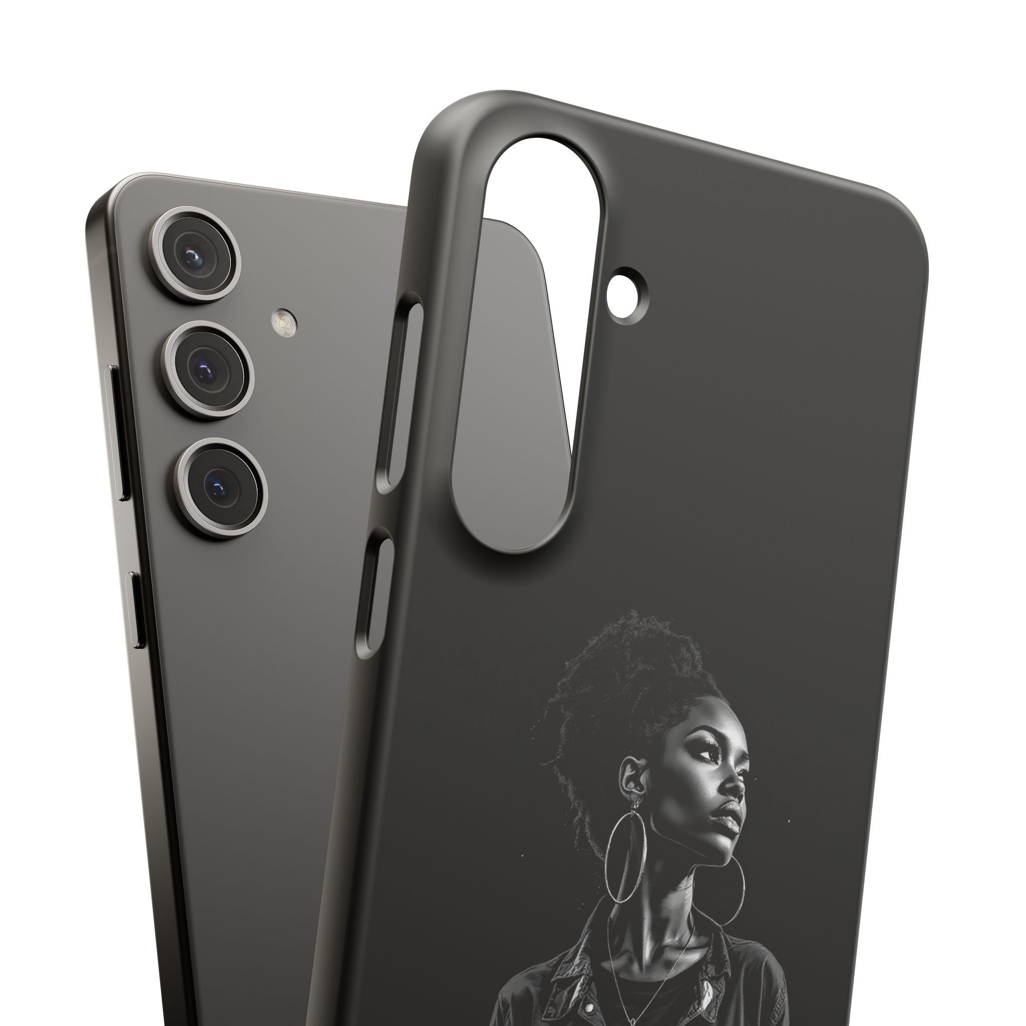 Phone Case — "Long Haul Loyalty" Black Portrait Snap Case