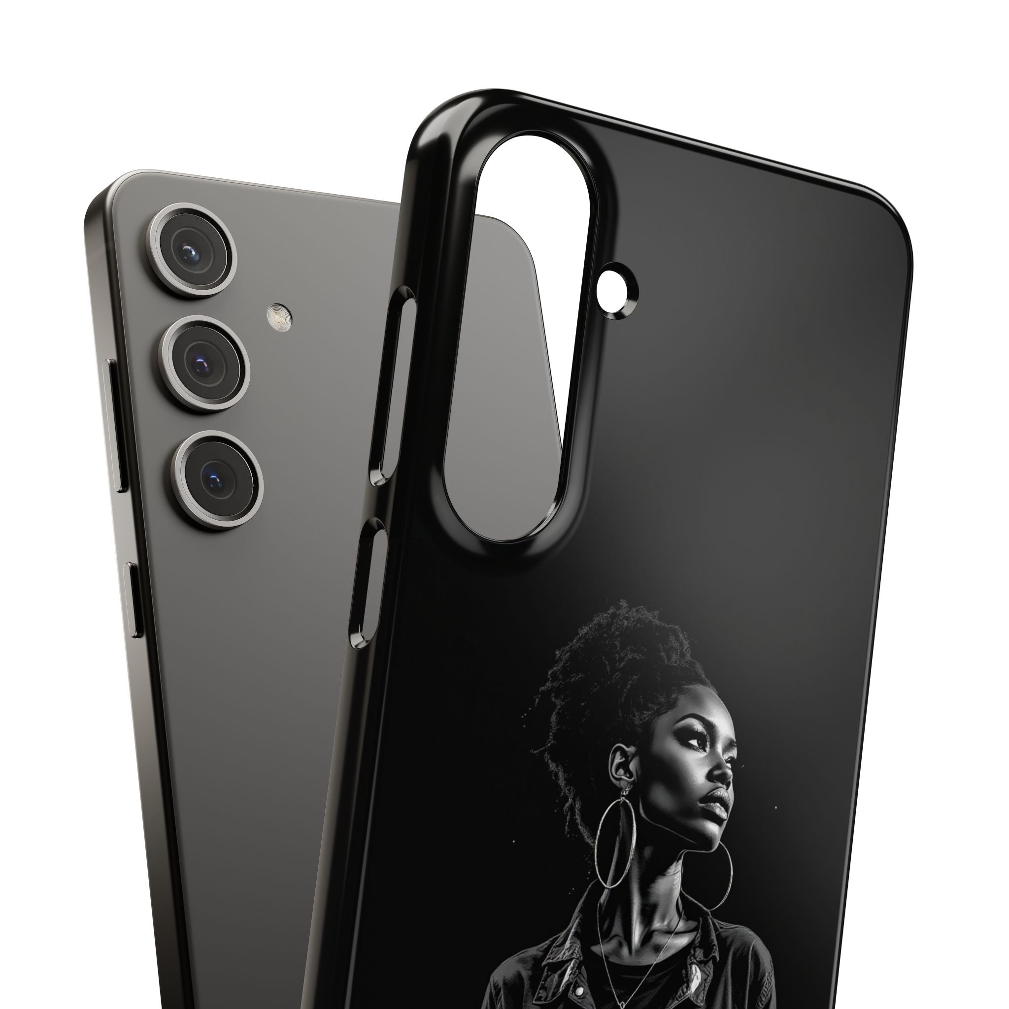 Phone Case — "Long Haul Loyalty" Black Portrait Snap Case